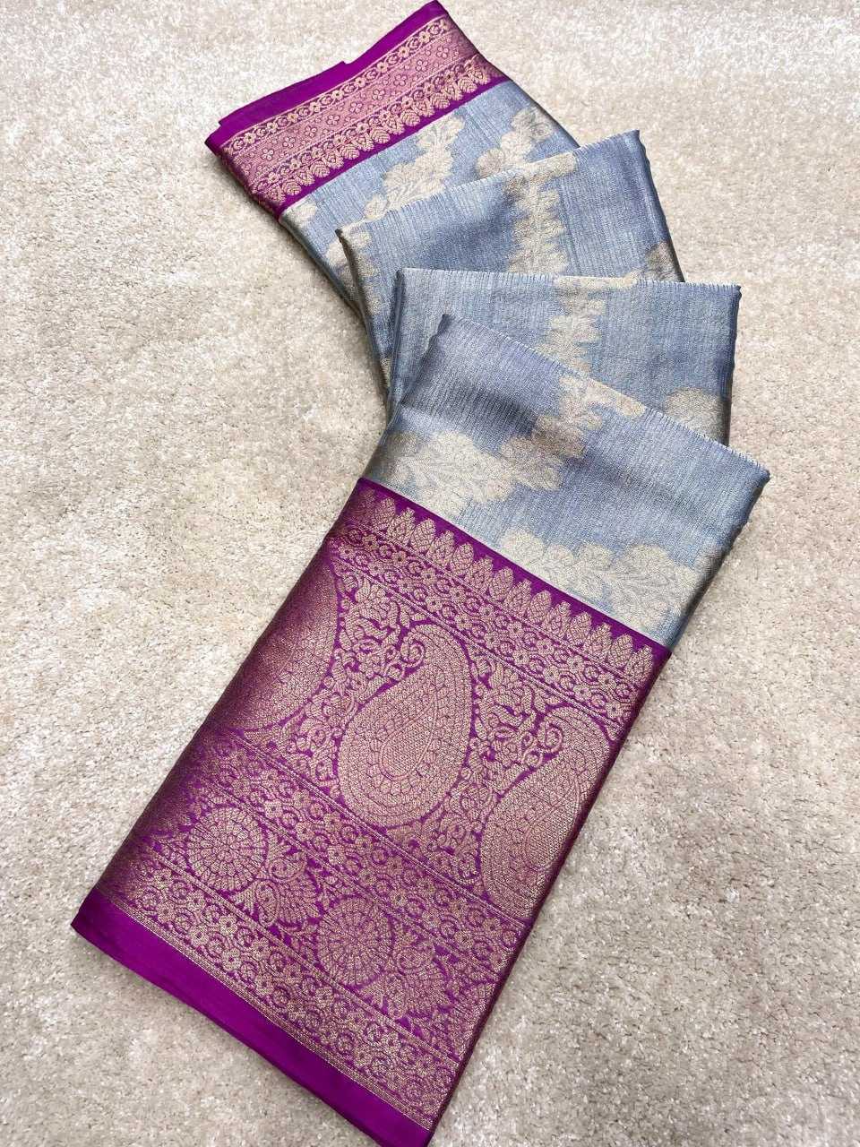 Ynf Tissue Silk RIN116 REW42 Silk Sarees Wholesale Kanjeevaram Sarees Tussar Silk Sarees Traditional Silk Sarees Manufacturer