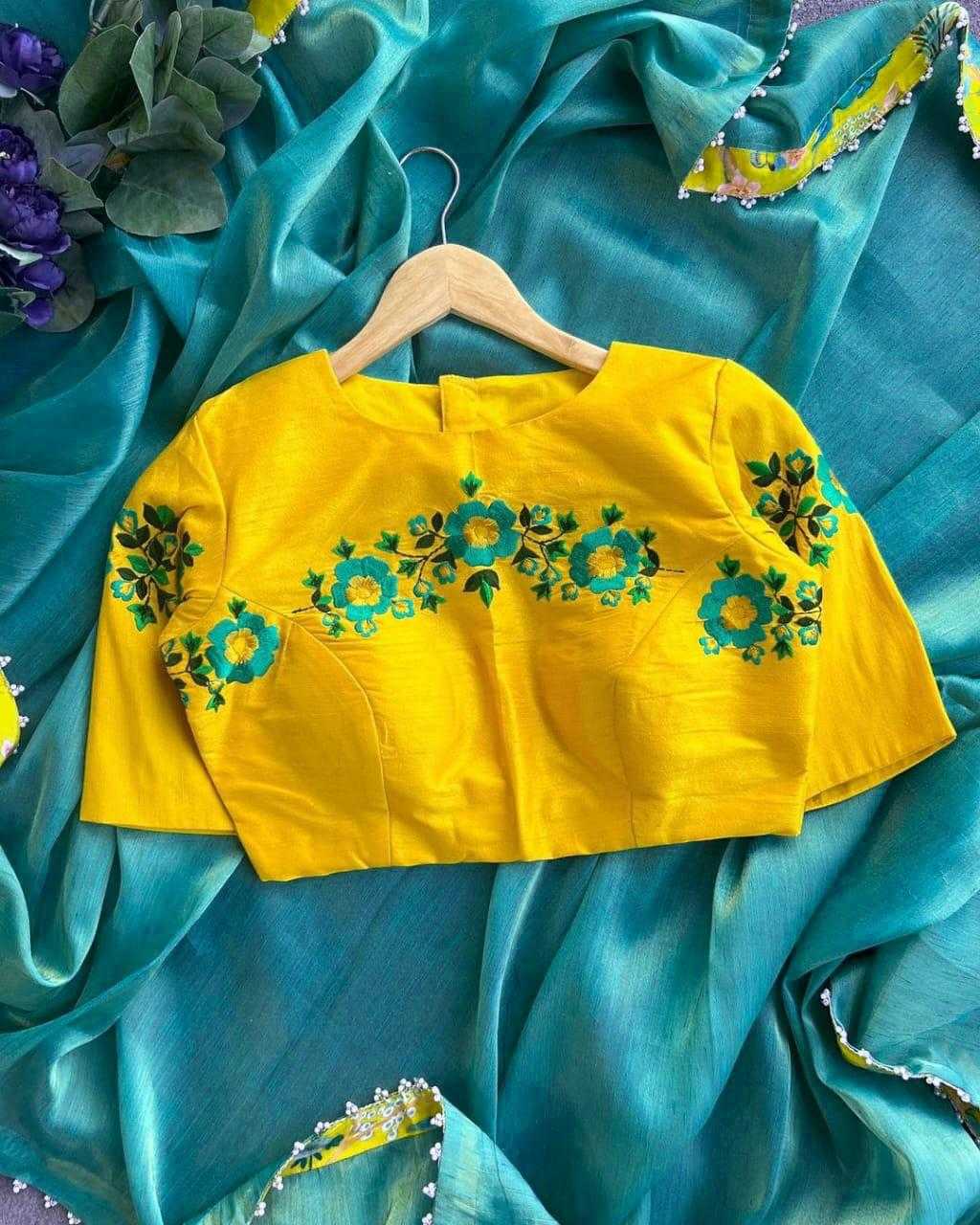 Ynf Tissue Silk RIN182 RUN06 Silk Sarees Wholesale Banarasi Silk Sarees Chanderi Silk Sarees Embroidered Silk Sarees Manufacturer