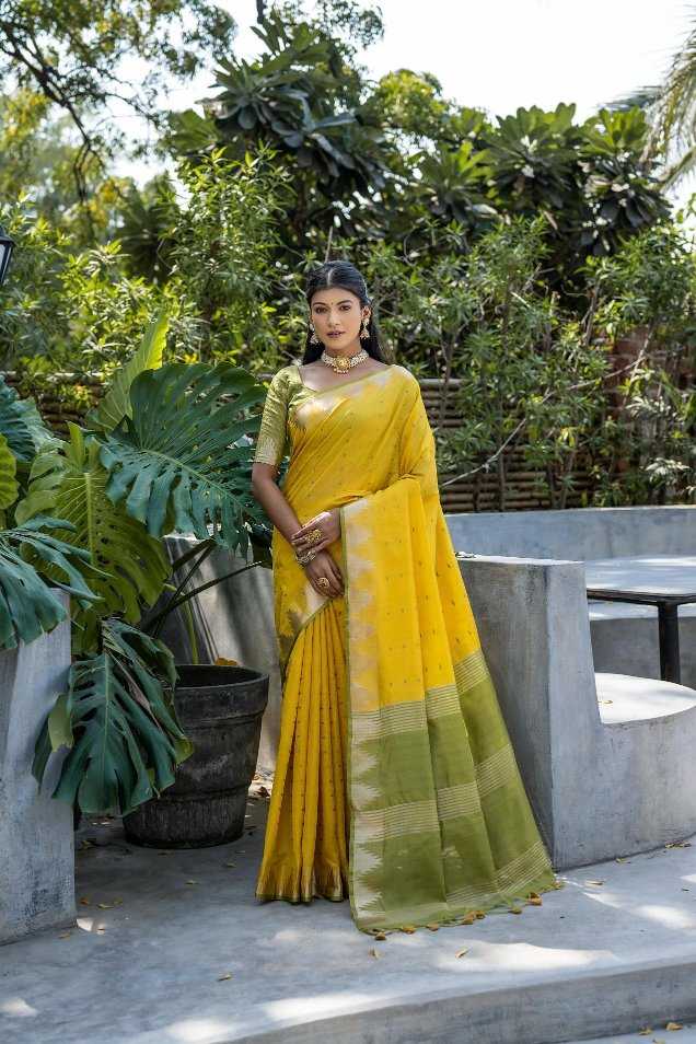 Ynf Tussar Silk KESH165 ELISHA PYRAMID Silk Sarees Wholesale Tussar Silk Sarees Traditional Silk Sarees Designer Silk Sarees Manufacturer