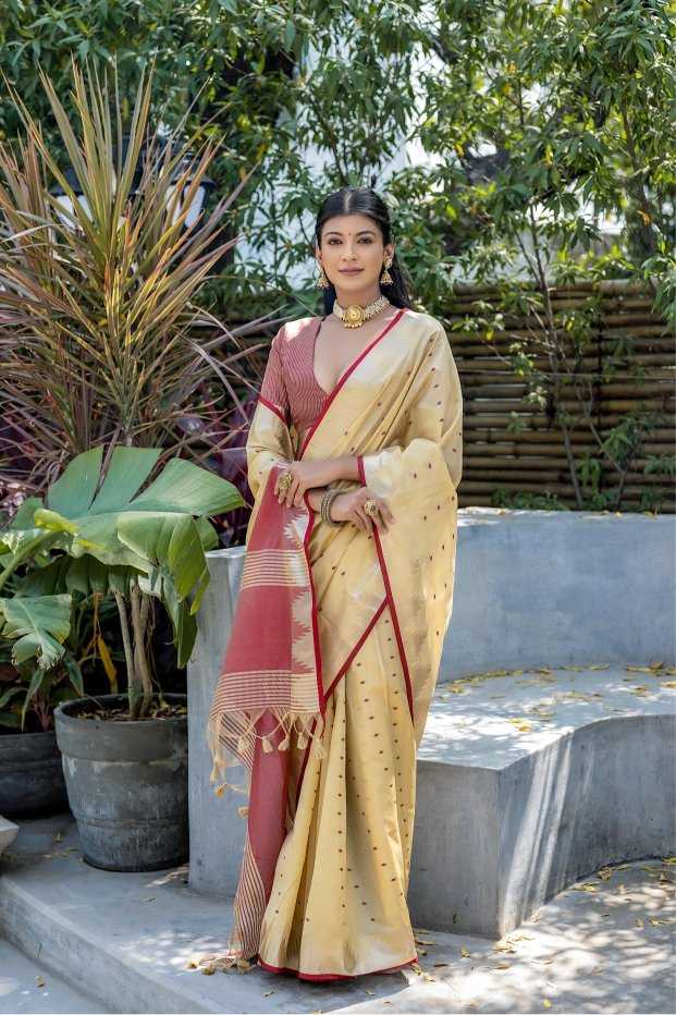 Ynf Tussar Silk KESH165 ELISHA PYRAMID Silk Sarees Wholesale Tussar Silk Sarees Traditional Silk Sarees Designer Silk Sarees Manufacturer