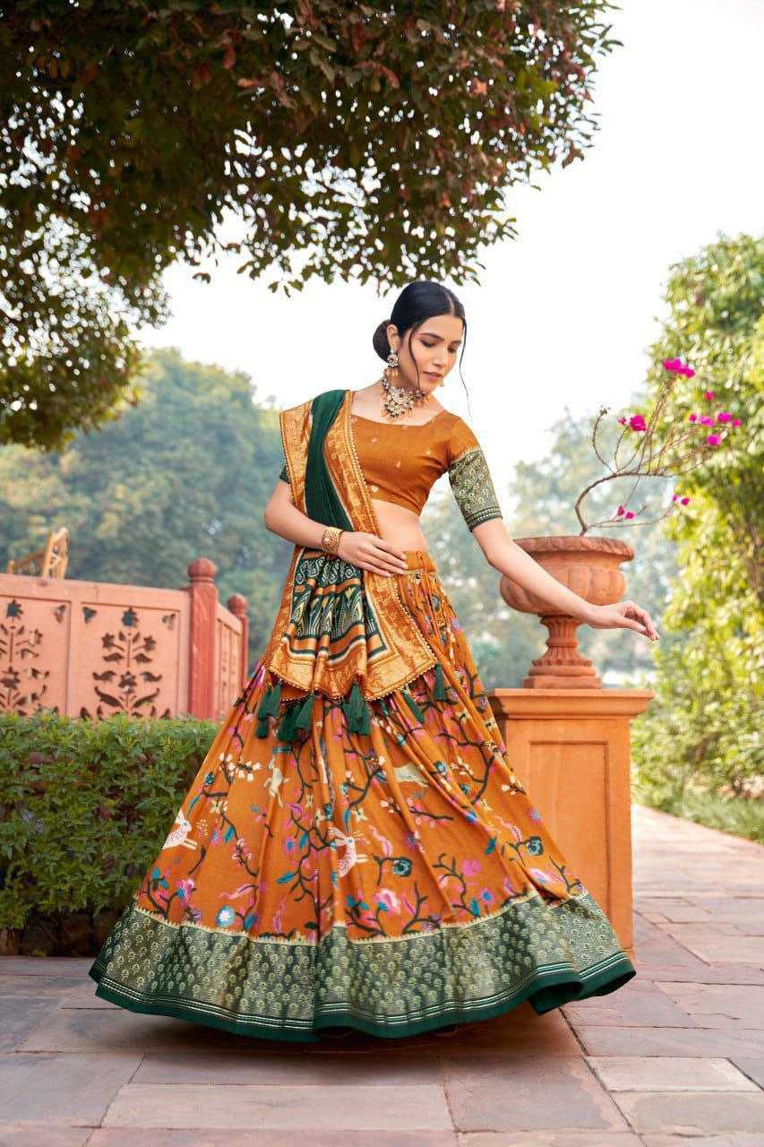 Ynf Tussar Silk KESH187 Rabbit Lehengas Wholesale Traditional Lehenga Silk Lehenga Bollywood Lehenga Choli Manufacturer