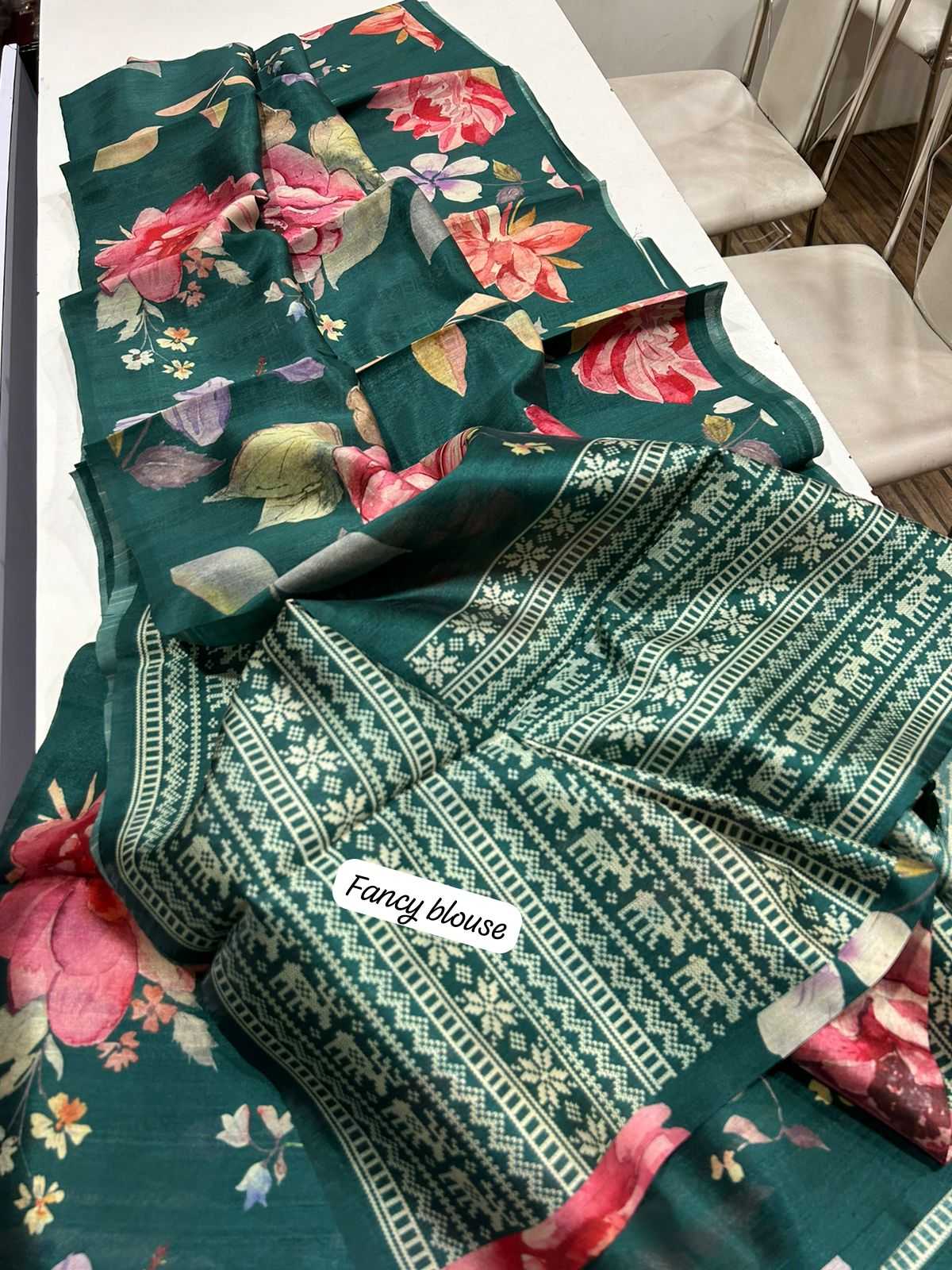 Ynf Tussar Silk RIN101 ANT48 Sarees Wedding Collections Karwa Chauth Sarees Wholesale Designer Sarees Kalamkari Sarees Tussar Sarees Manufacturer