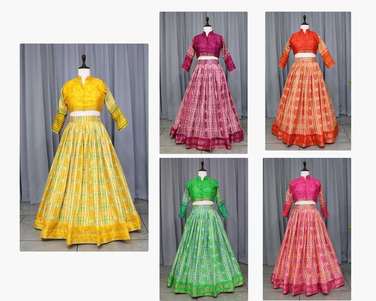 Ynf Tussar Silk RIN119 7141 Lehengas Wedding Collections Festive Collections Wholesale Fancy Lehenga Silk Lehenga Printed Lehenga Manufacturer