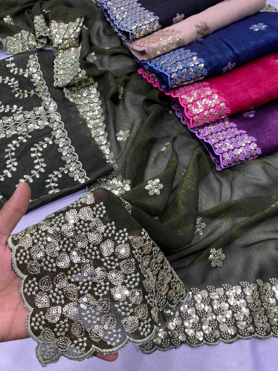 Ynf Tussar Silk RIN188 Canberry9 Sarees Silk Sarees Wedding Collections Festive Collections Wholesale Tussar Silk Sarees Printed Silk Saree Embroidered Silk Sarees Manufacturer