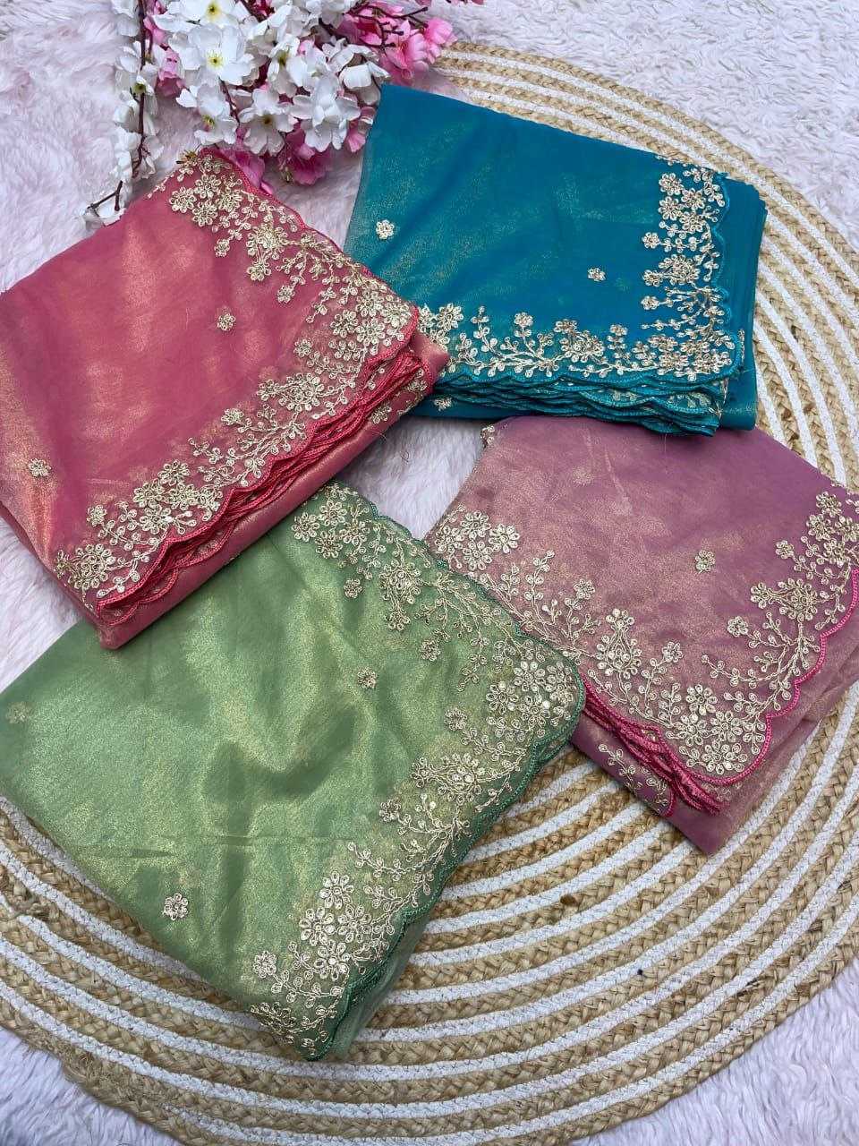 Ynf Twill Net RIN143 505 Sarees Diwali Collections Festive Collections Wholesale Net Sarees Cutwork Saree Sarees With Blouse Manufacturer