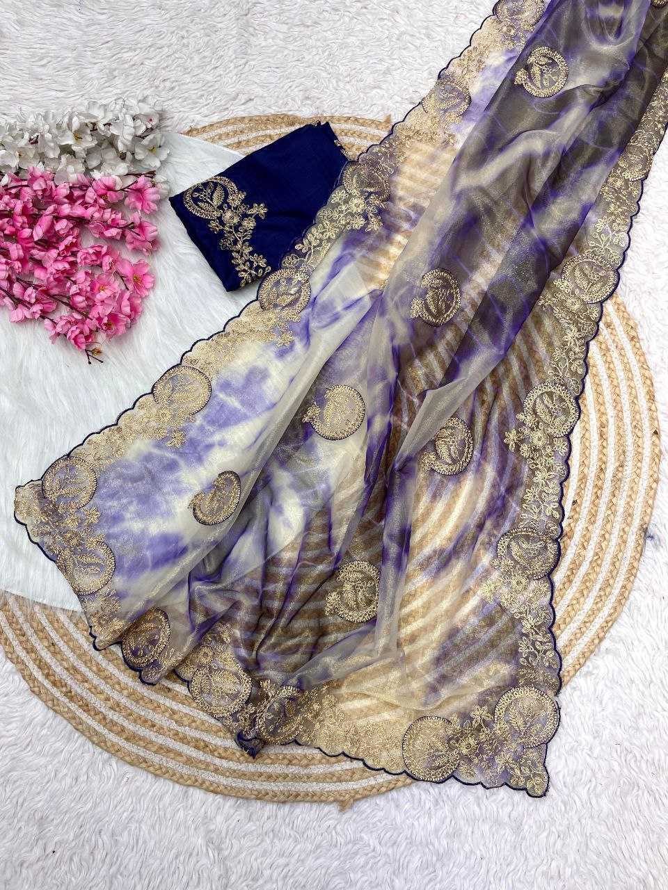 Ynf Twill Net RIN143 531 Sarees Wedding Collections Festive Collections Wholesale Printed Sarees Net Sarees Cutwork Saree Manufacturer