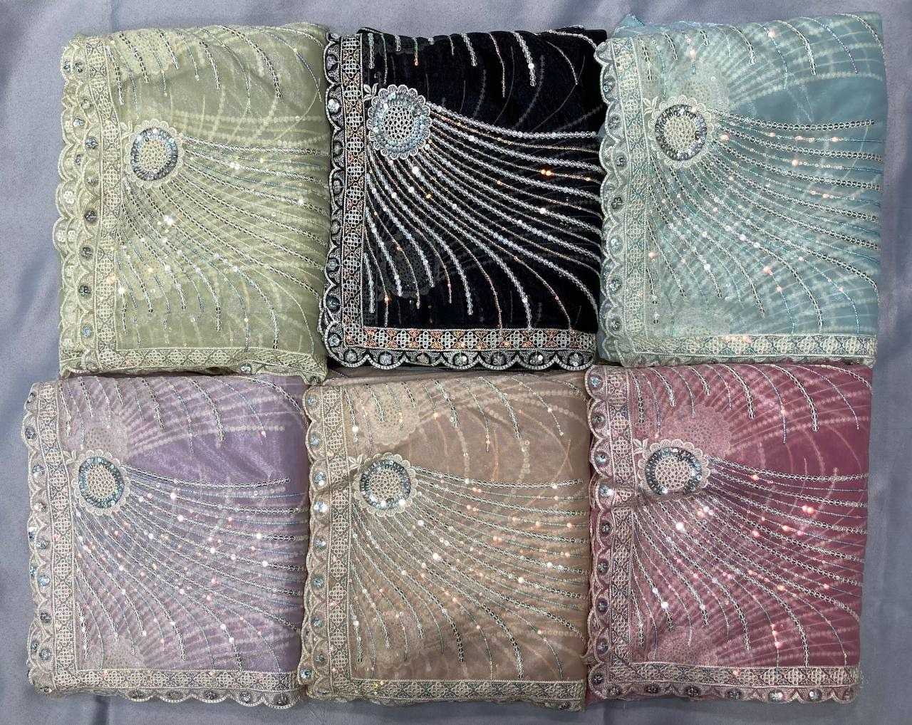 Ynf Twill Net RIN188 Kohinoor1 Sarees Wholesale Net Sarees Sequin Sarees Embroidered Sarees Manufacturer