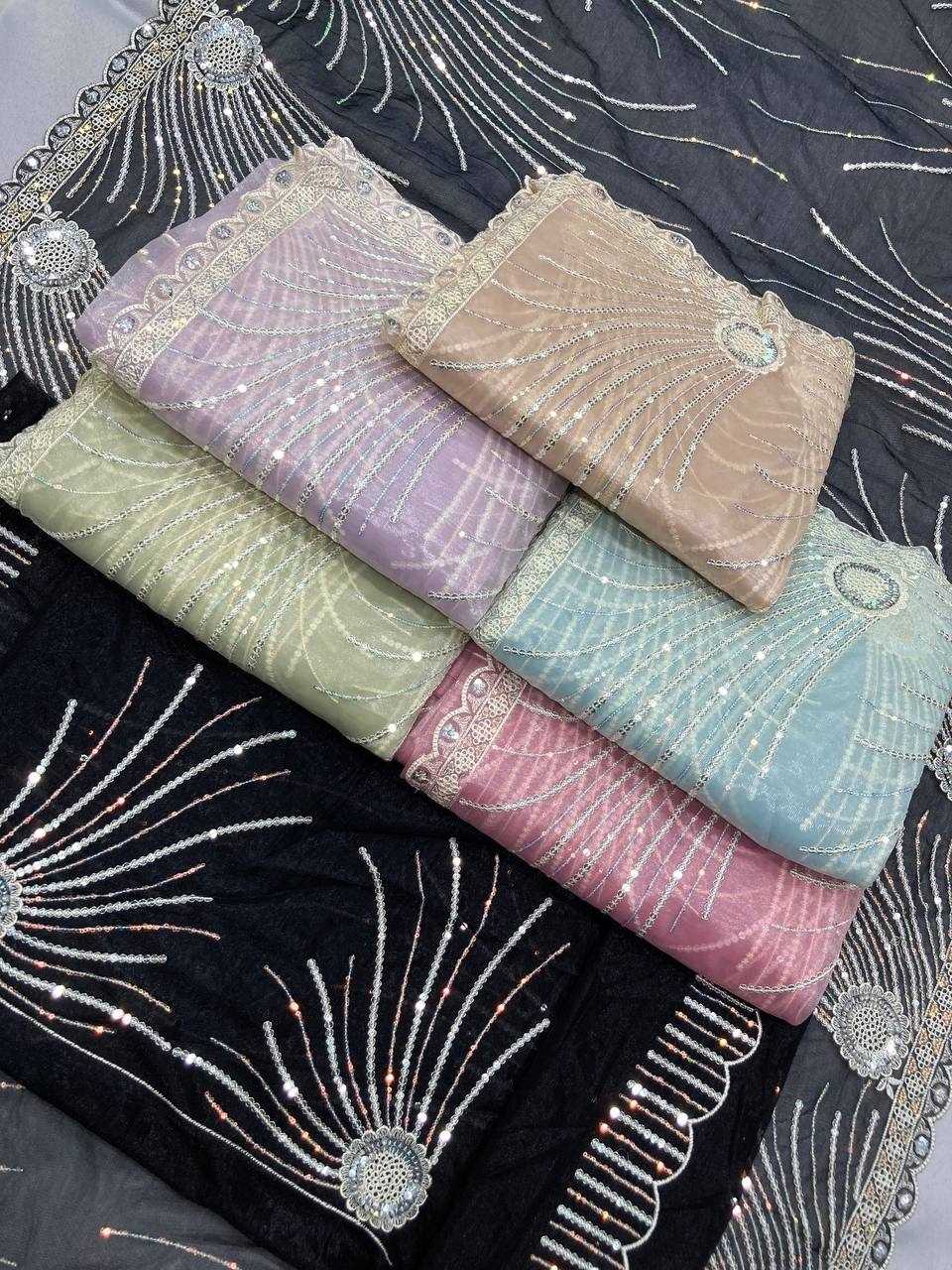 Ynf Twill Net RIN188 Kohinoor1 Sarees Wholesale Net Sarees Sequin Sarees Embroidered Sarees Manufacturer