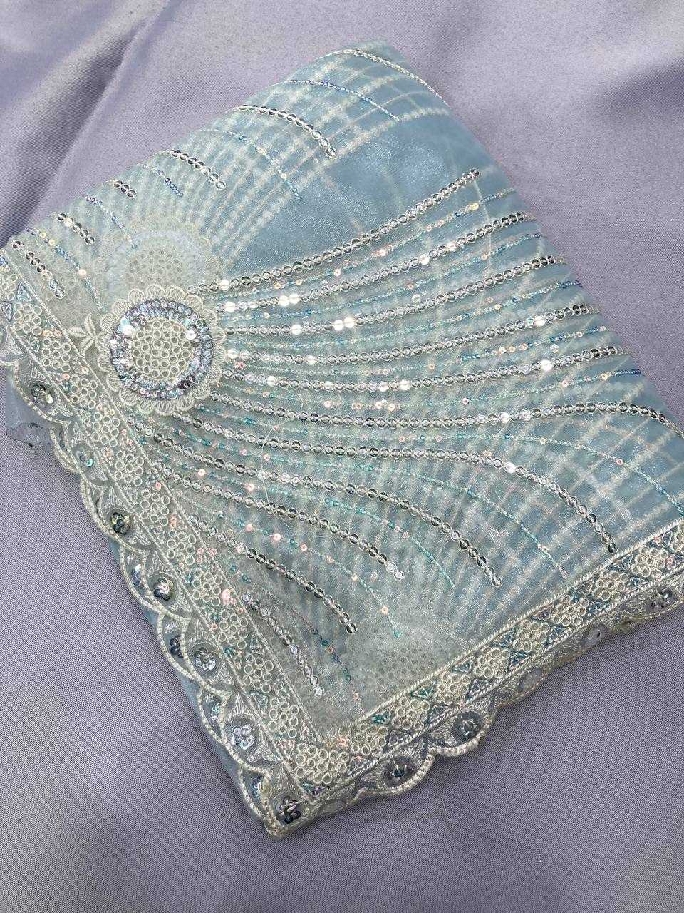 Ynf Twill Net RIN188 Kohinoor1 Sarees Wholesale Net Sarees Sequin Sarees Embroidered Sarees Manufacturer