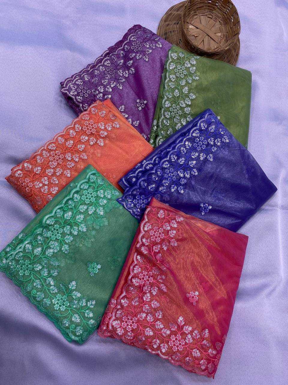 Ynf Twill Net RIN188 Maitry2 Sarees Sarees Wedding Collections Festive Collections Wholesale Net Sarees Sequin Sarees Embroidered Sarees Manufacturer