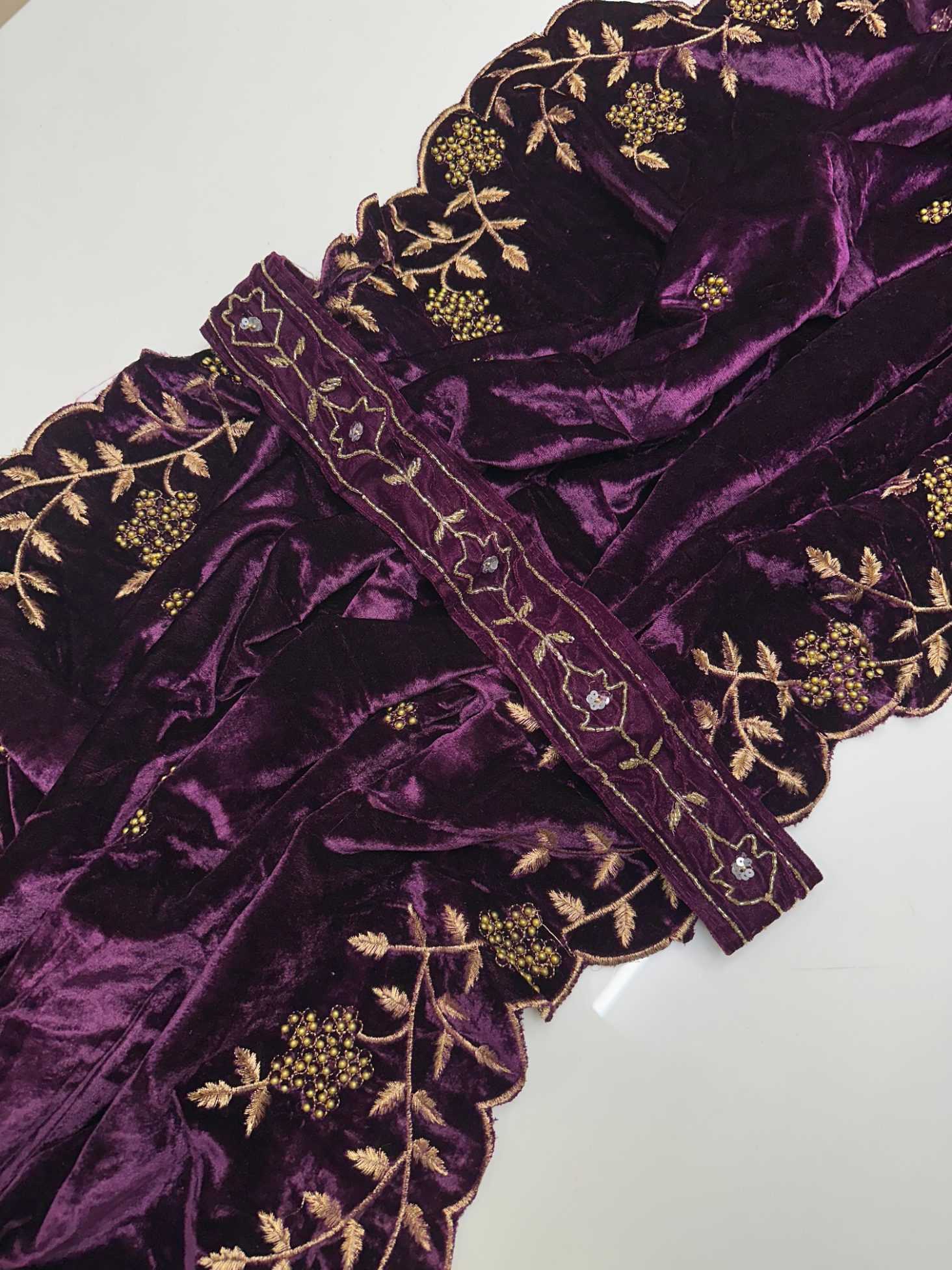 Ynf Velvet KESH106 suman Sarees Wedding Collections Festive Collections Wholesale Fancy Sarees Velvet Sarees Embroidered Sarees Manufacturer