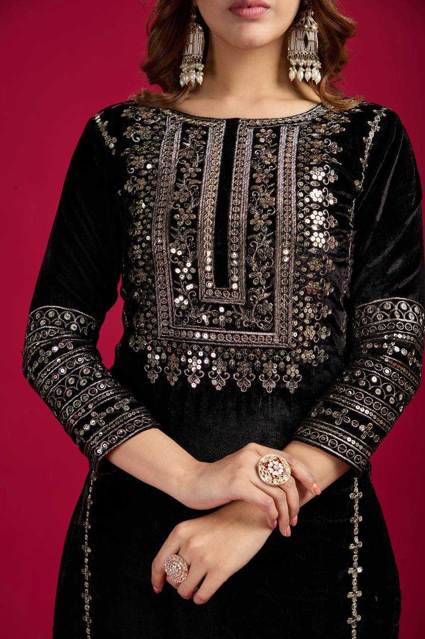 Ynf Velvet KESH123 5017 Suits & Dresses Wholesale Velvet Suits Embroidery Suits Designer Suits Manufacturer