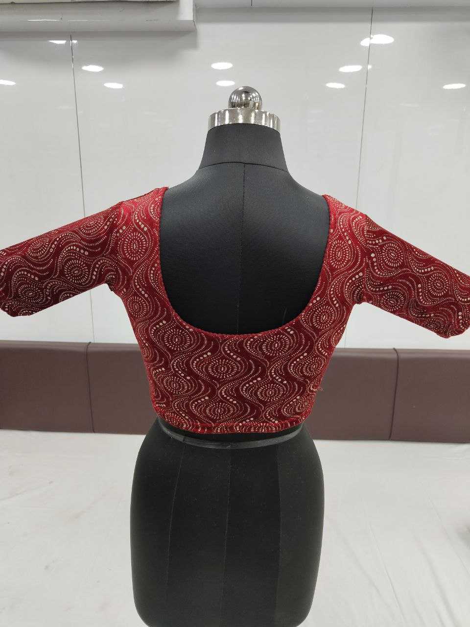 Ynf Velvet KESH231 GEETANJALI Readymade Blouses Wedding Collections Festive Collections Wholesale Blouse Designer Blouse Stretchable Blouse Velvet Blouse Manufacturer