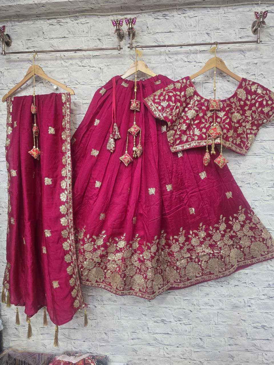 Ynf Vichitra Silk KESH179 AHB28 Lehengas Wholesale Embroidered Lehenga Chaniya Choli Zari Work Lehenga Manufacturer