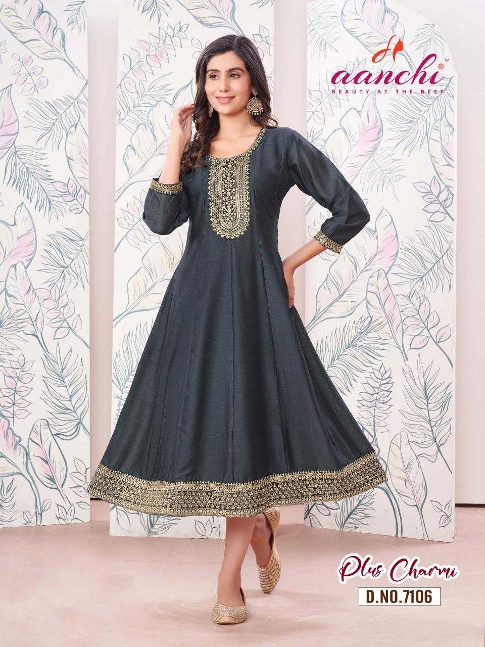 Ynf Vichitra Silk KESH443 Plus Charmi Setwise Collections Wholesale Gowns Catalogs Manufacturer