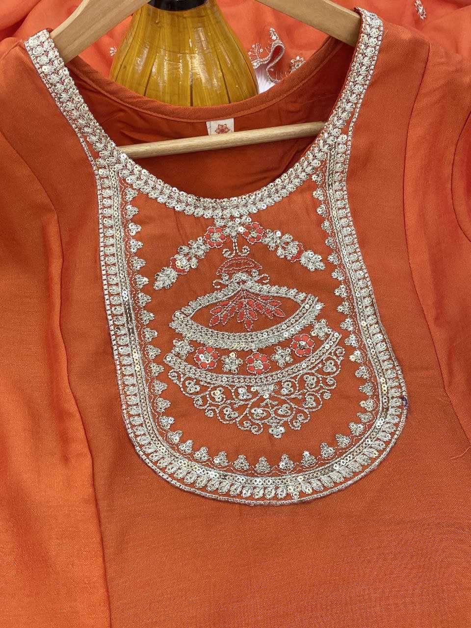 Ynf Vichitra Silk RIN174 658 Suits & Dresses Wedding Collections Festive Collections Wholesale Embroidery Suits Ladies Silk Suit Wedding Outfits Manufacturer