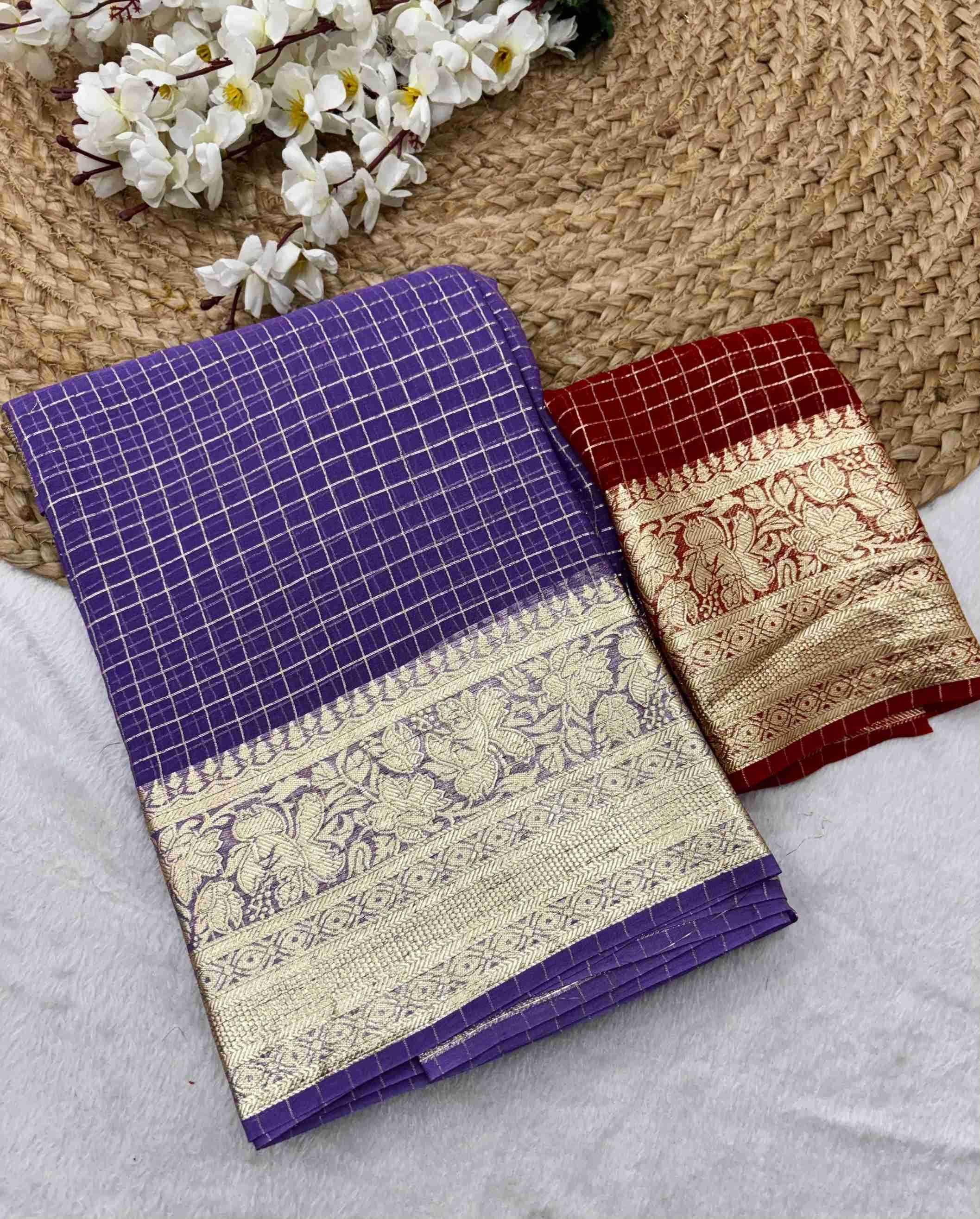 Ynf Viscose KESH222 RUN13 Sarees Wholesale Designer Sarees Jacquard Saree Viscose Saree Manufacturer