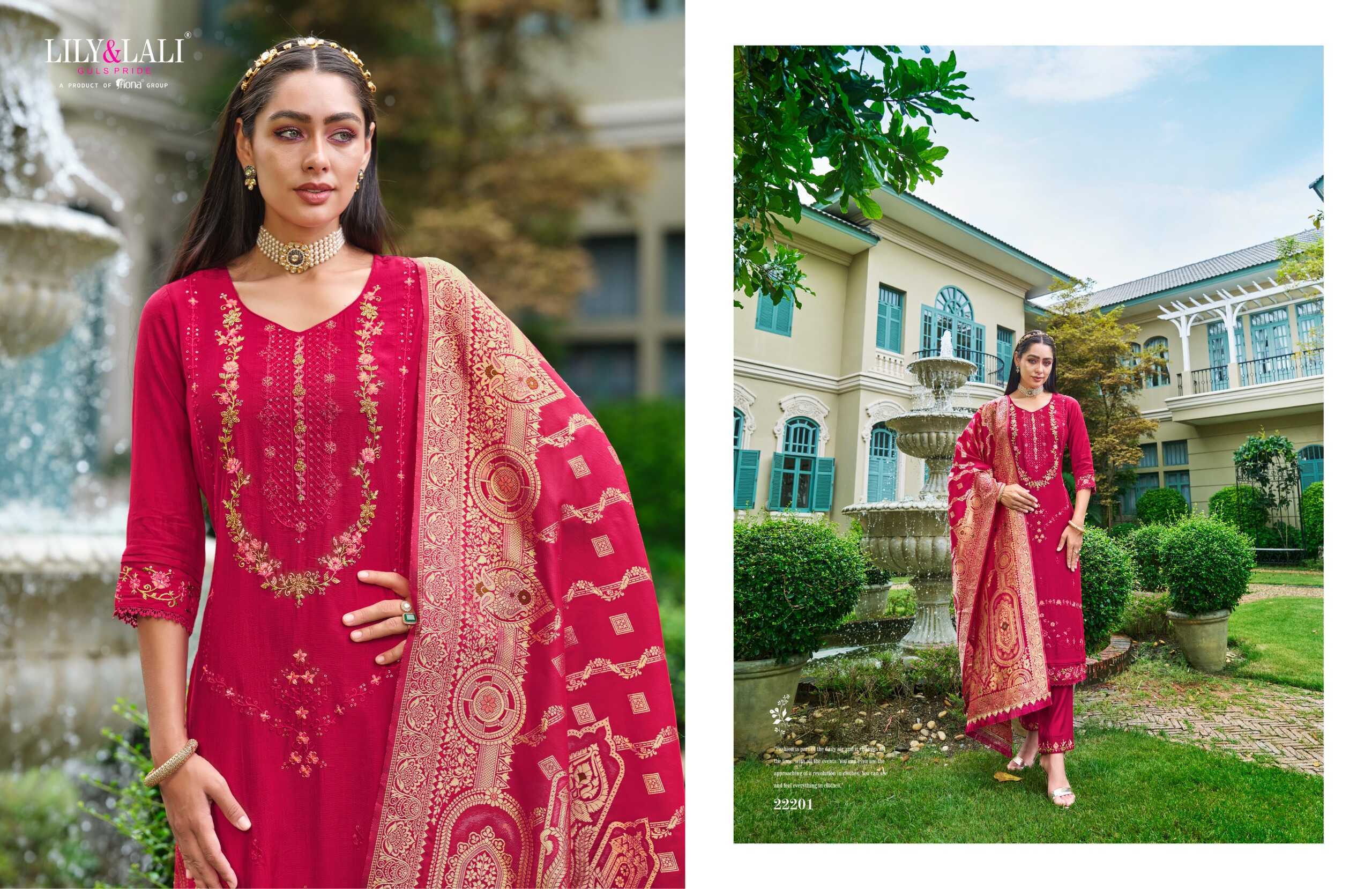 Ynf Viscose KESH236 HASMEENA VOL-4 Suits & Dresses Wholesale Embroidery Suits Designer Suits Handloom Suits Manufacturer