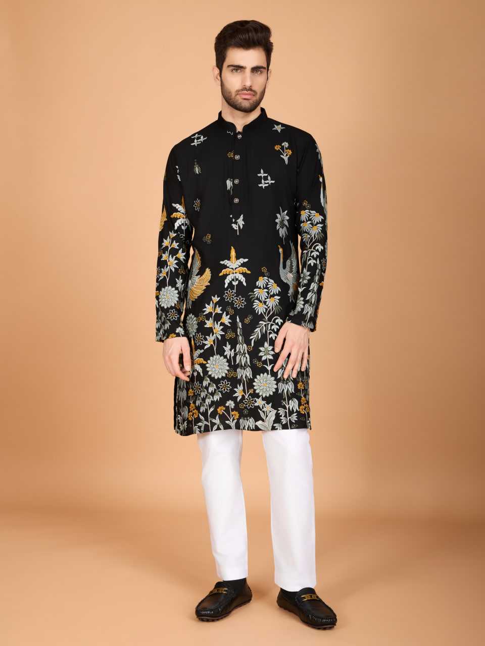 Ynf Viscose Rayon KESH417 61121 Mens Wear Diwali Collections Festive Collections Wholesale Mens Kurtas Casual Wear Men Wedding kurta Manufacturer