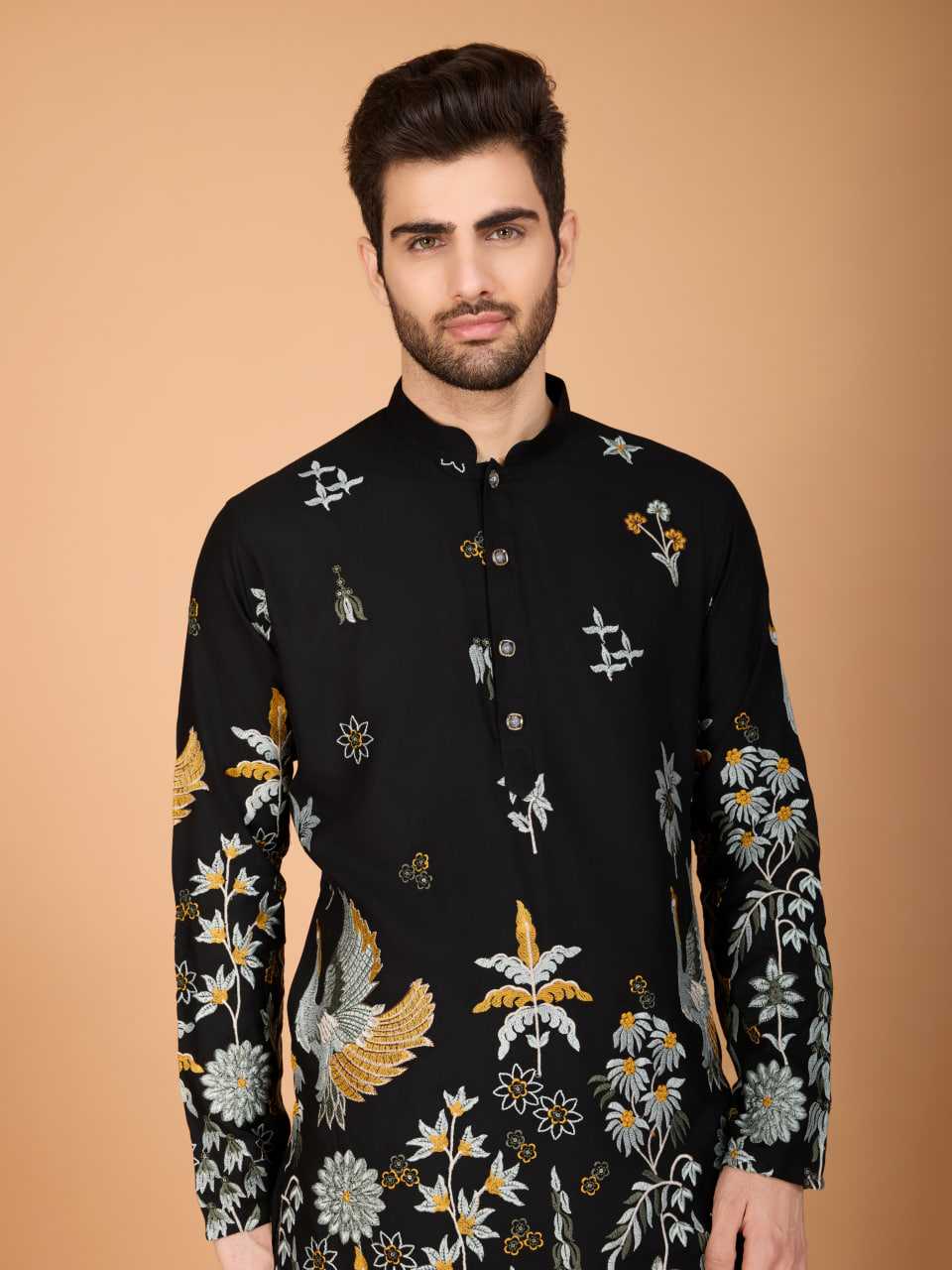 Ynf Viscose Rayon KESH417 61121 Mens Wear Diwali Collections Festive Collections Wholesale Mens Kurtas Casual Wear Men Wedding kurta Manufacturer