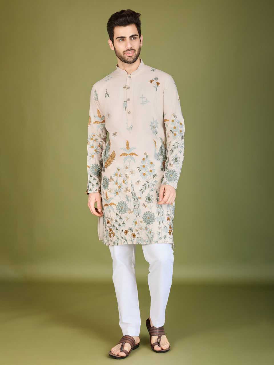 Ynf Viscose Rayon KESH417 61124 Mens Wear Wedding Collections Festive Collections Wholesale Mens Kurtas Casual Wear Men Wedding kurta Manufacturer