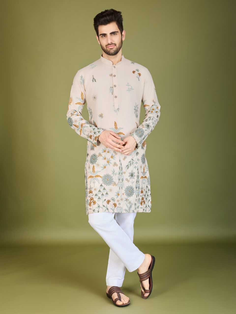 Ynf Viscose Rayon KESH417 61124 Mens Wear Wedding Collections Festive Collections Wholesale Mens Kurtas Casual Wear Men Wedding kurta Manufacturer