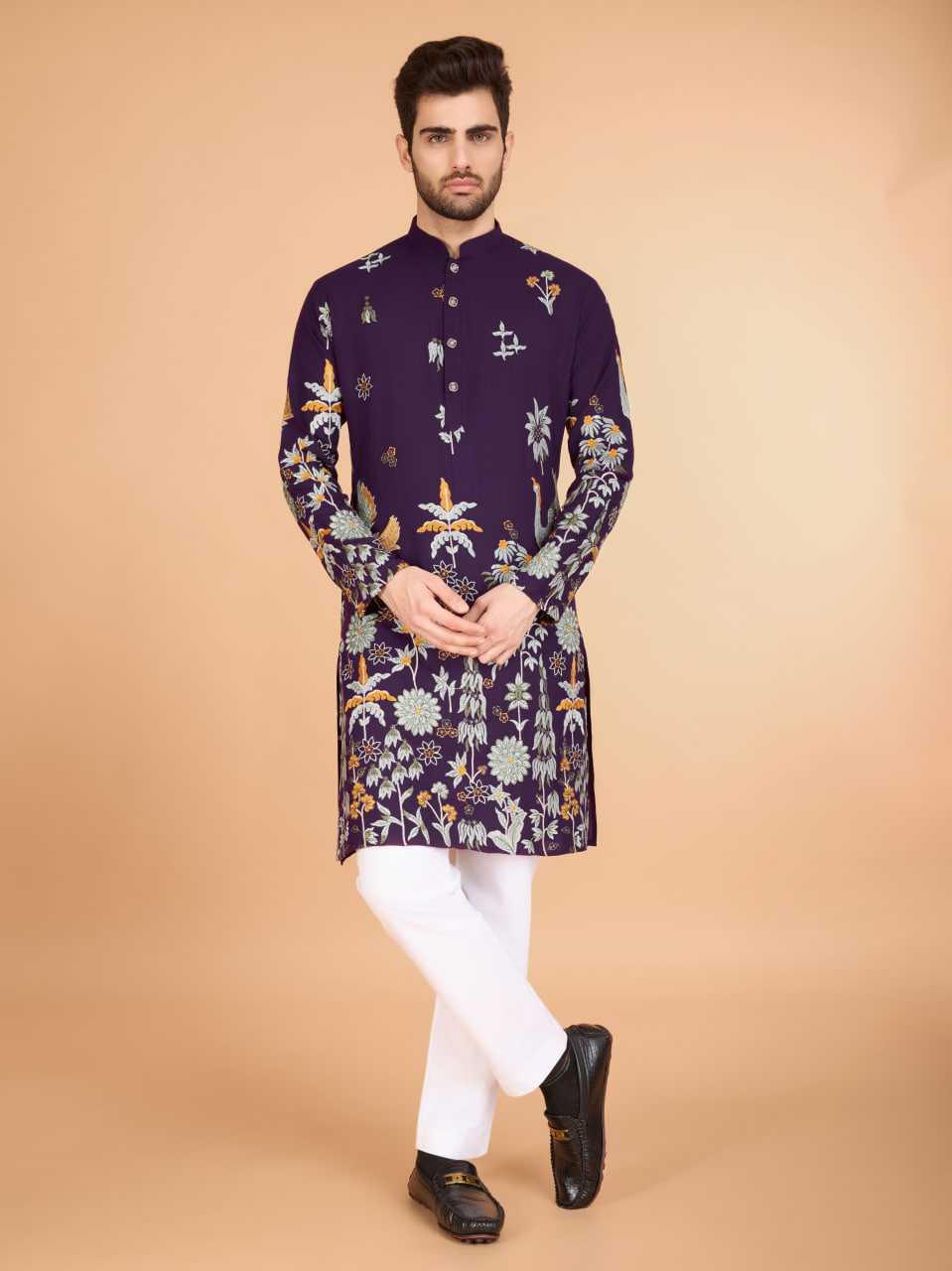 Ynf Viscose Rayon KESH417 61125 Mens Wear Diwali Collections Festive Collections Wholesale Mens Kurtas Casual Wear Men Wedding kurta Manufacturer