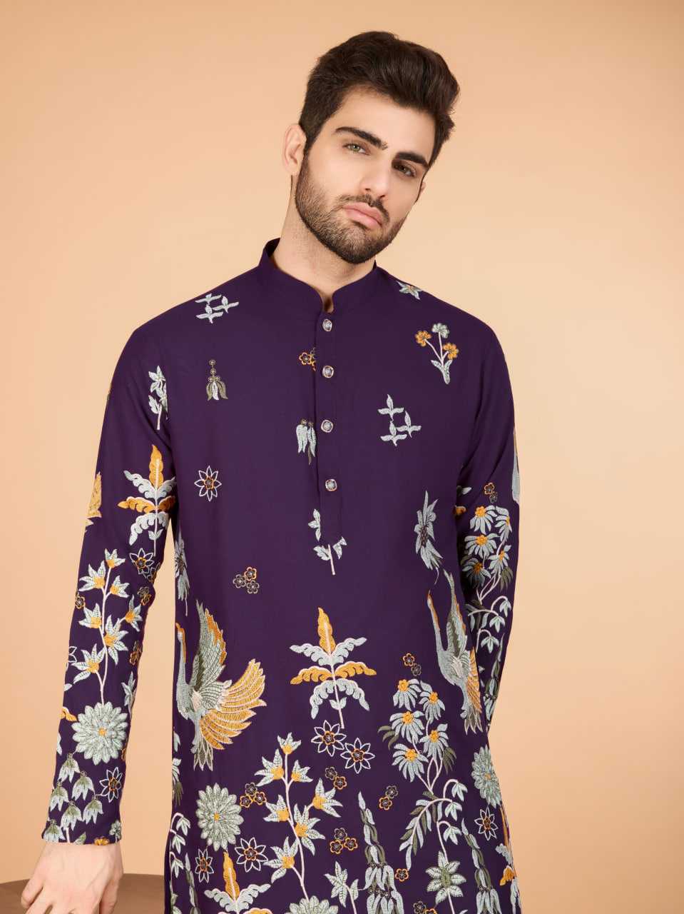 Ynf Viscose Rayon KESH417 61125 Mens Wear Diwali Collections Festive Collections Wholesale Mens Kurtas Casual Wear Men Wedding kurta Manufacturer