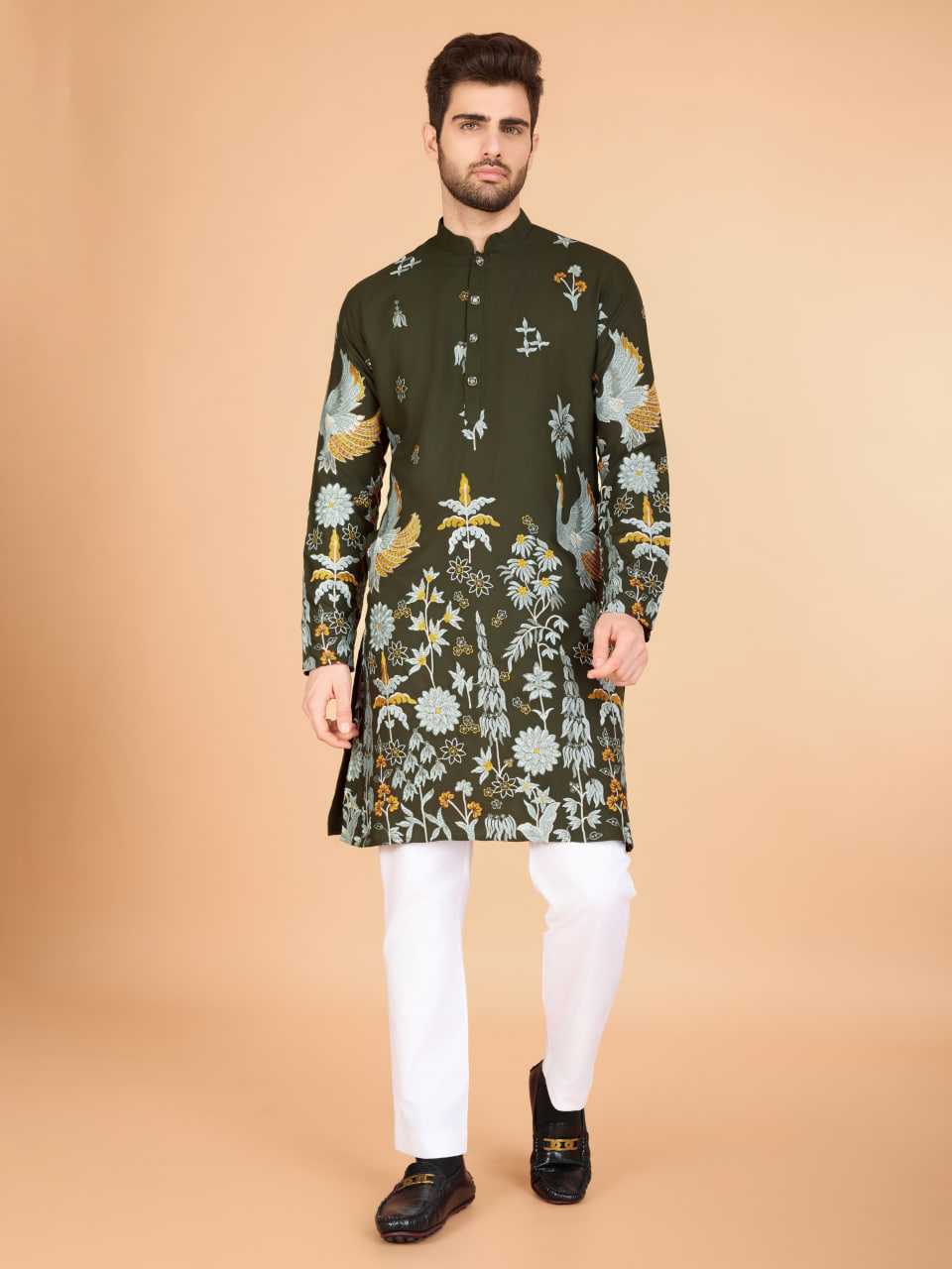 Ynf Viscose Rayon KESH417 61126 Mens Wear Diwali Collections Festive Collections Wholesale Mens Kurtas Casual Wear Men Wedding kurta Manufacturer