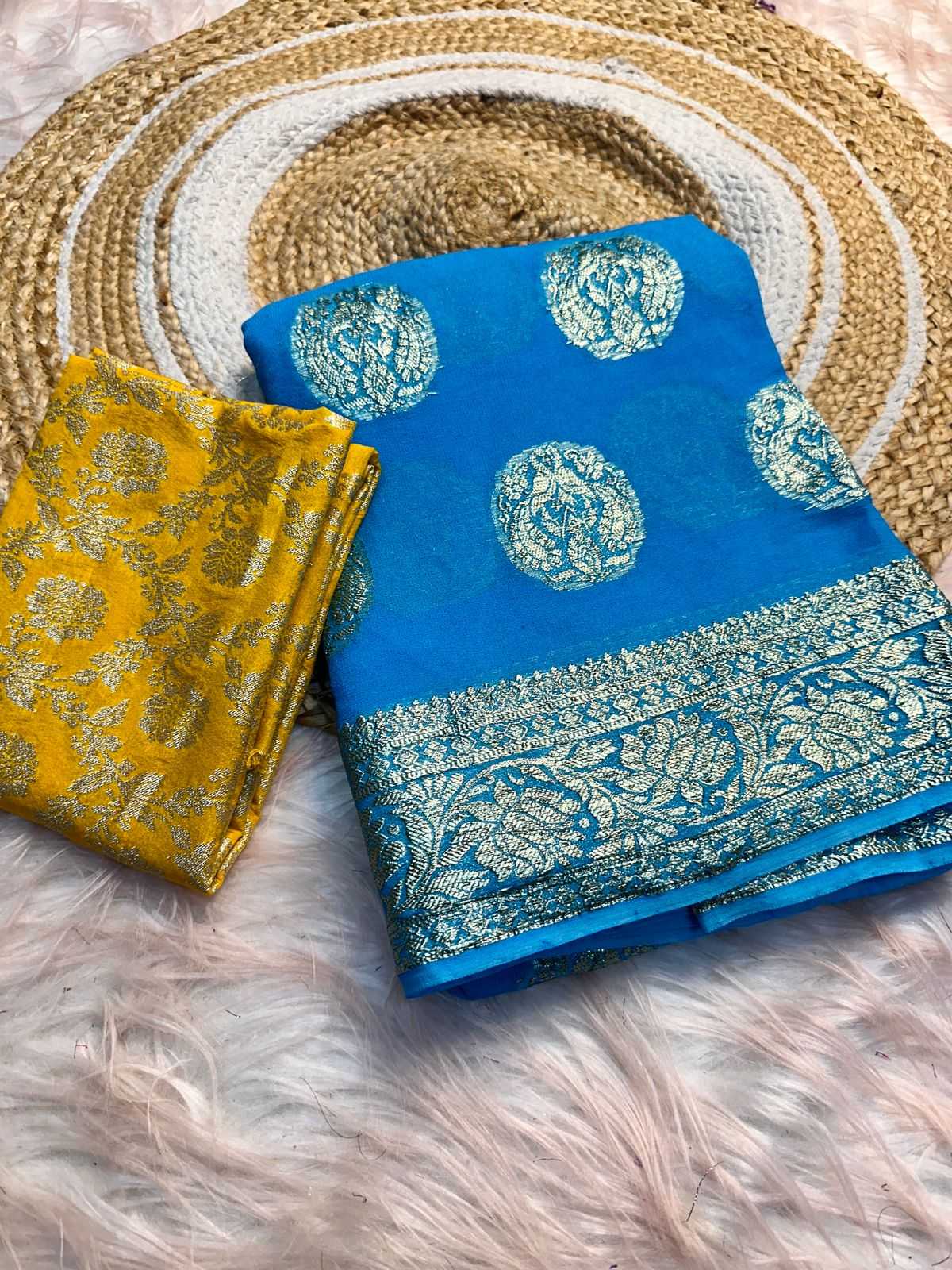 Ynf Viscose RIN104 APE95 Sarees Wedding Collections Festive Collections Wholesale Designer Sarees Embroidered Sarees Viscose Saree Manufacturer