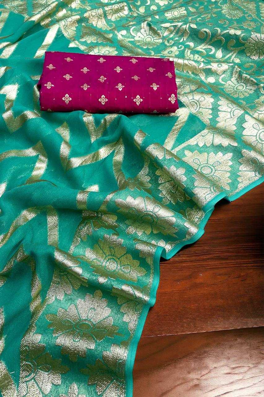 Ynf Viscose RIN124 Pooja viscsose Sarees Wedding Collections Festive Collections Wholesale Party Wear Sarees Georgette Sarees Viscose Saree Manufacturer