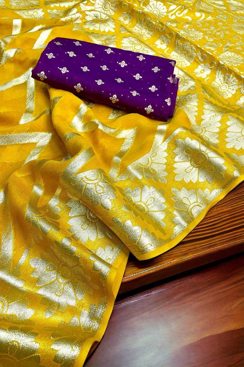 Ynf Viscose RIN124 Pooja viscsose Sarees Wedding Collections Festive Collections Wholesale Party Wear Sarees Georgette Sarees Viscose Saree Manufacturer