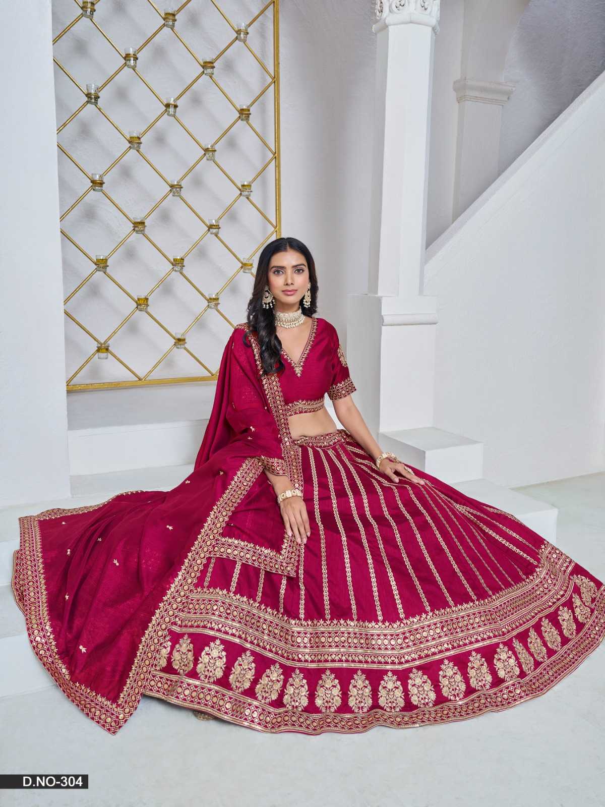 Ynf Art Silk KESH416 Mehvish-Vol-1 Lehengas Wedding Collections Festive Collections Wholesale Designer Lehenga Silk Lehenga Embroidered Lehenga Manufacturer