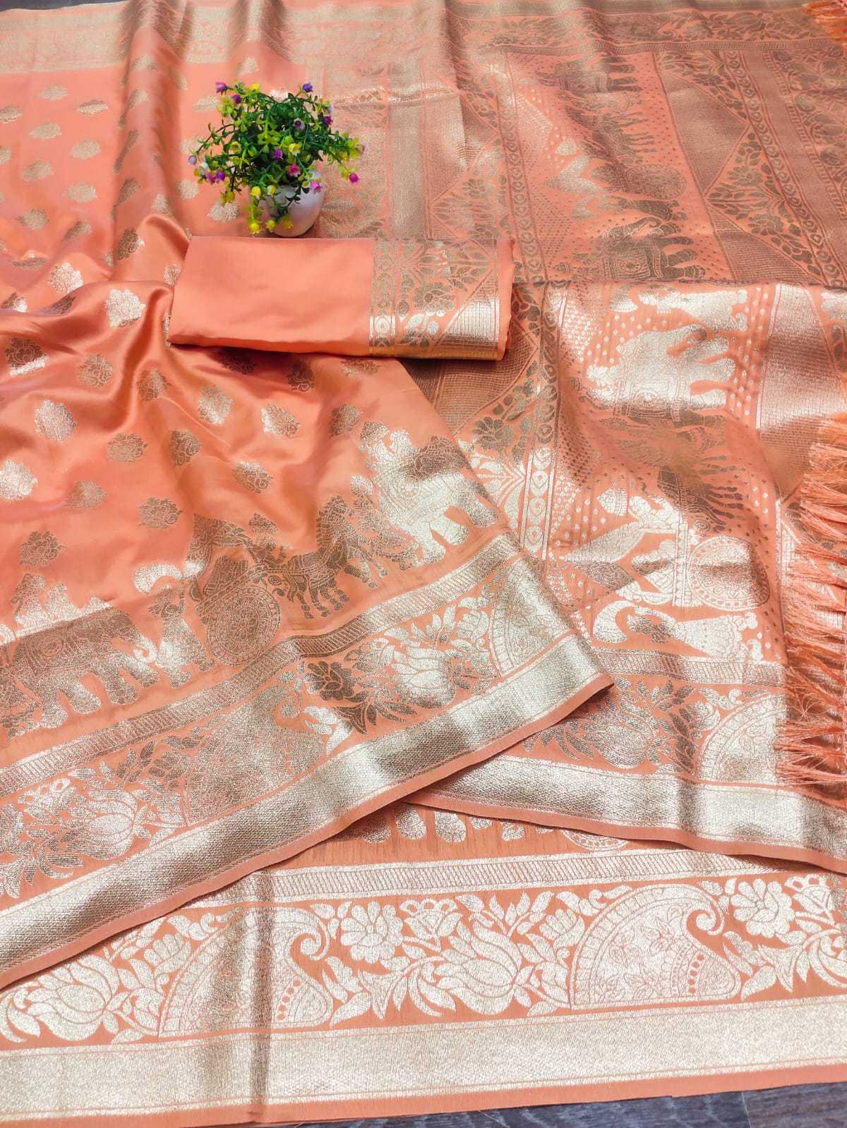 Ynf Banana Silk RIN113 DW-KUSUM Sarees Wholesale Designer Sarees Silk Sarees Festive Sarees Manufacturer