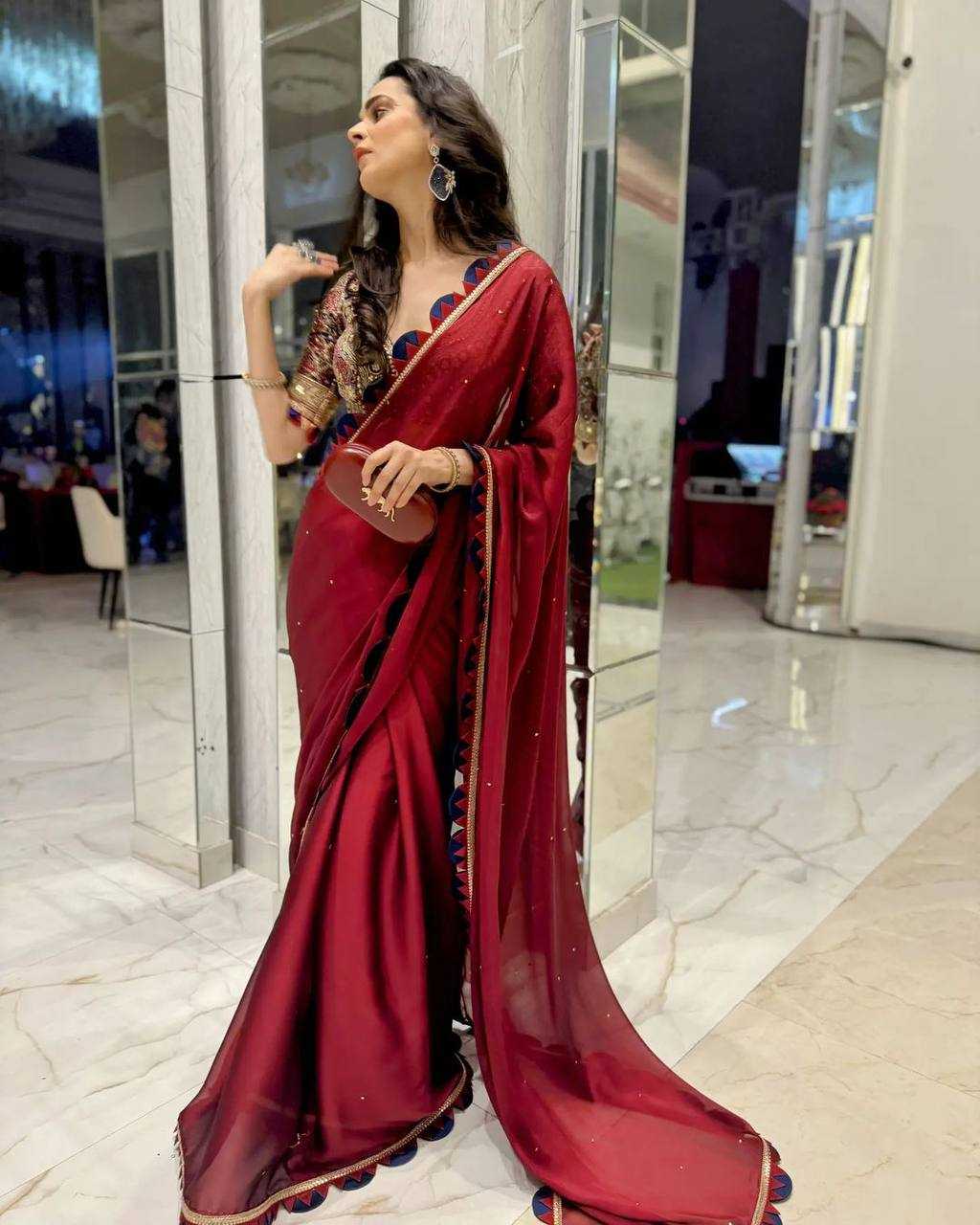 Ynf Blooming RIN215 482 Sarees Wholesale Ready To Wear Sarees Fancy Sarees Cutwork Saree Manufacturer