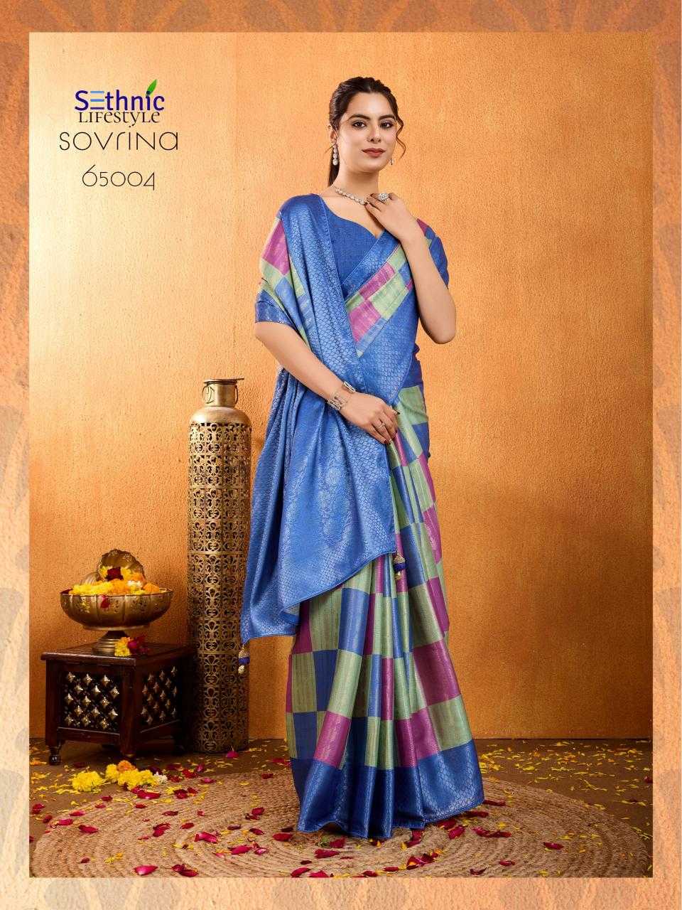 Ynf Brocade KESH416 Sethnic-Sovrina Silk Sarees Wedding Collections Festive Collections Wholesale Brocade Sarees Party Wear Silk Sarees Designer Silk Sarees Manufacturer