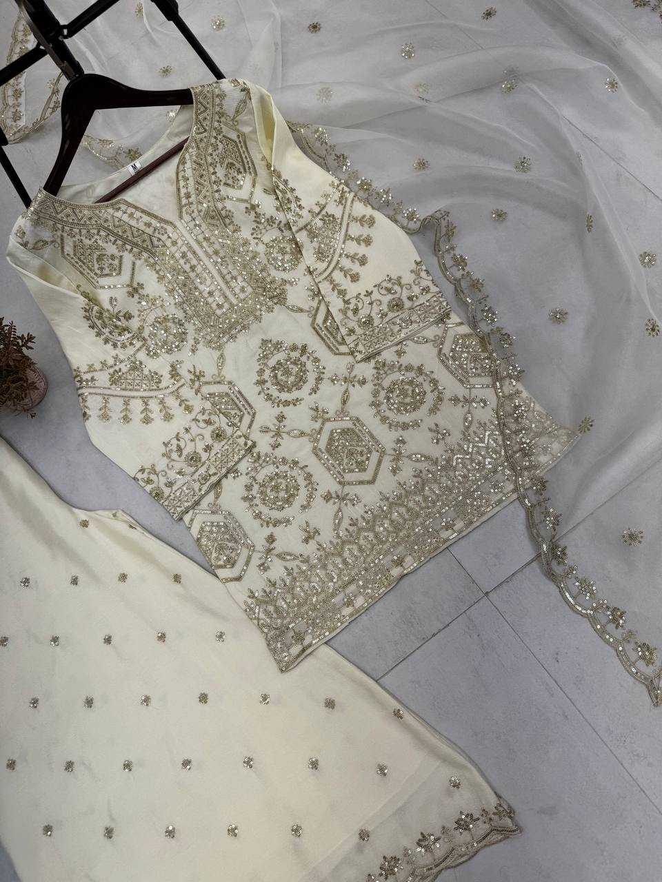 Ynf Chinon RIN110 BE-320 Suits & Dresses Wedding Collections Wholesale Embroidered Dresses Cocktail Party Outfits Manufacturer