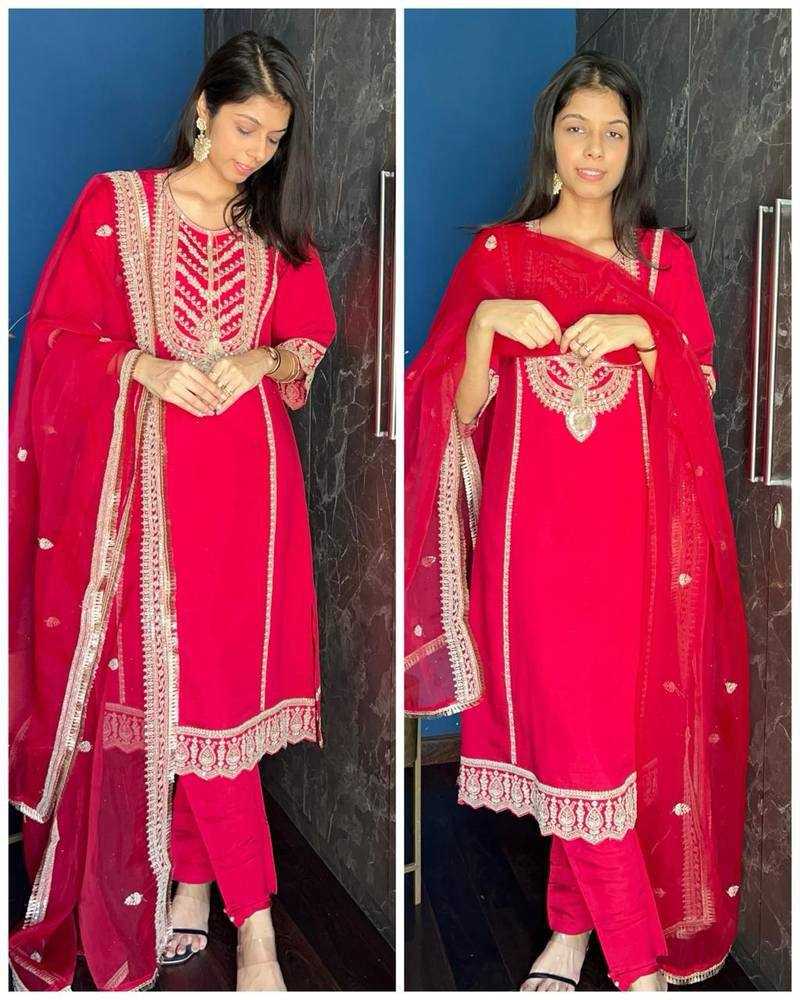 Ynf Chinon RIN141 1921 Suits & Dresses Wholesale Party wear suits Designer Suits Embroidered Suits Manufacturer