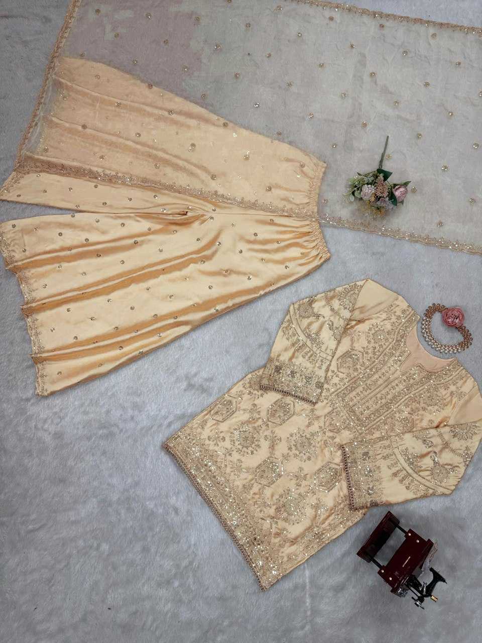 Ynf Chinon Silk RIN194 5837 Eid special Islamic Clothing Festive Collections Wholesale Pakistani Suits Eid Collections Manufacturer