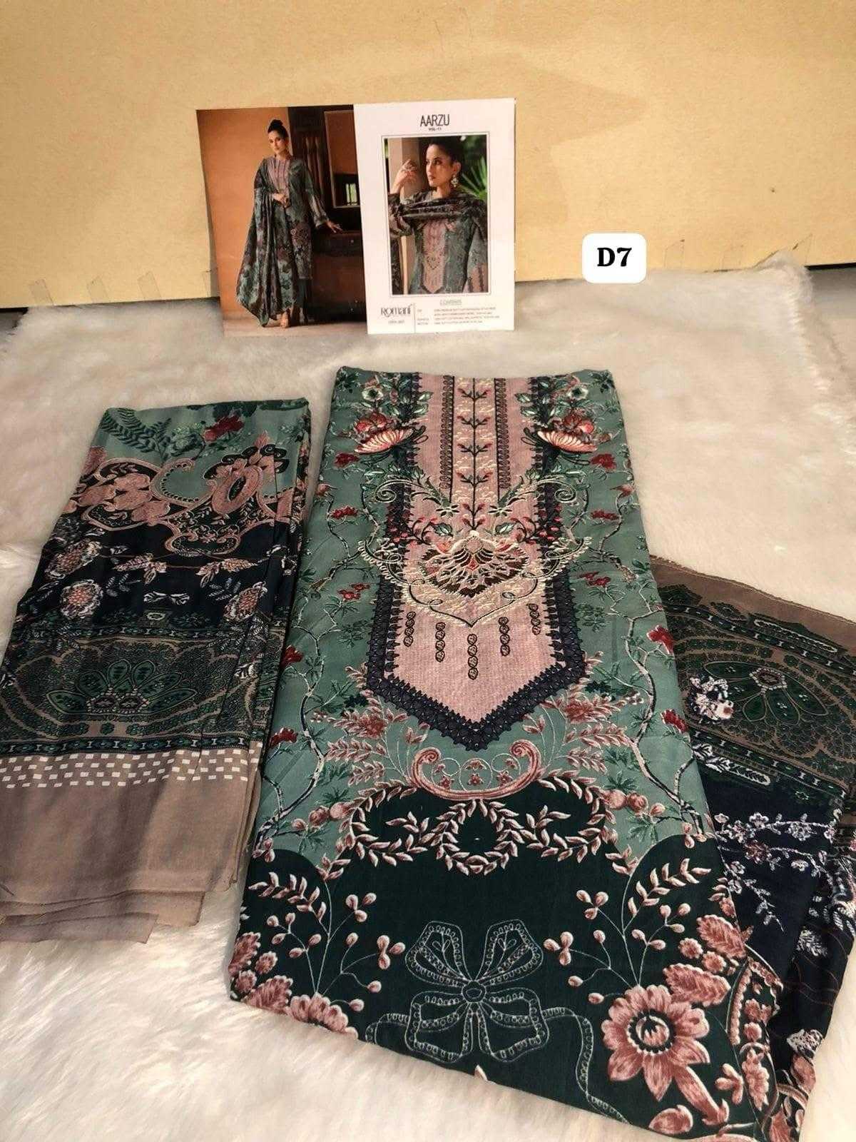 Ynf Cotton KESH444 ROMANI-AARZU VOL 11 Suits & Dresses Islamic Clothing Festive Collections Wholesale Pakistani Suits Cotton Suits Printed Dresses Manufacturer