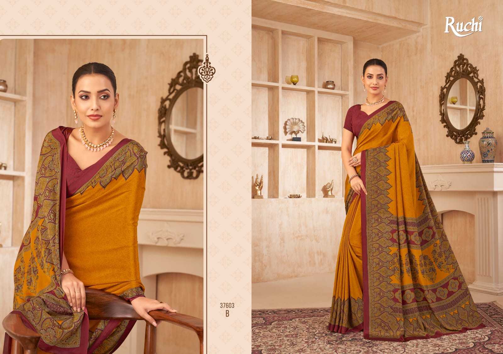 Ynf Crepe Silk KESH416 Ruchi-VIVANTA SILK Silk Sarees Wedding Collections Festive Collections Wholesale Crepe Silk Saree Party Wear Silk Sarees Silk Sarees For Weddings Manufacturer