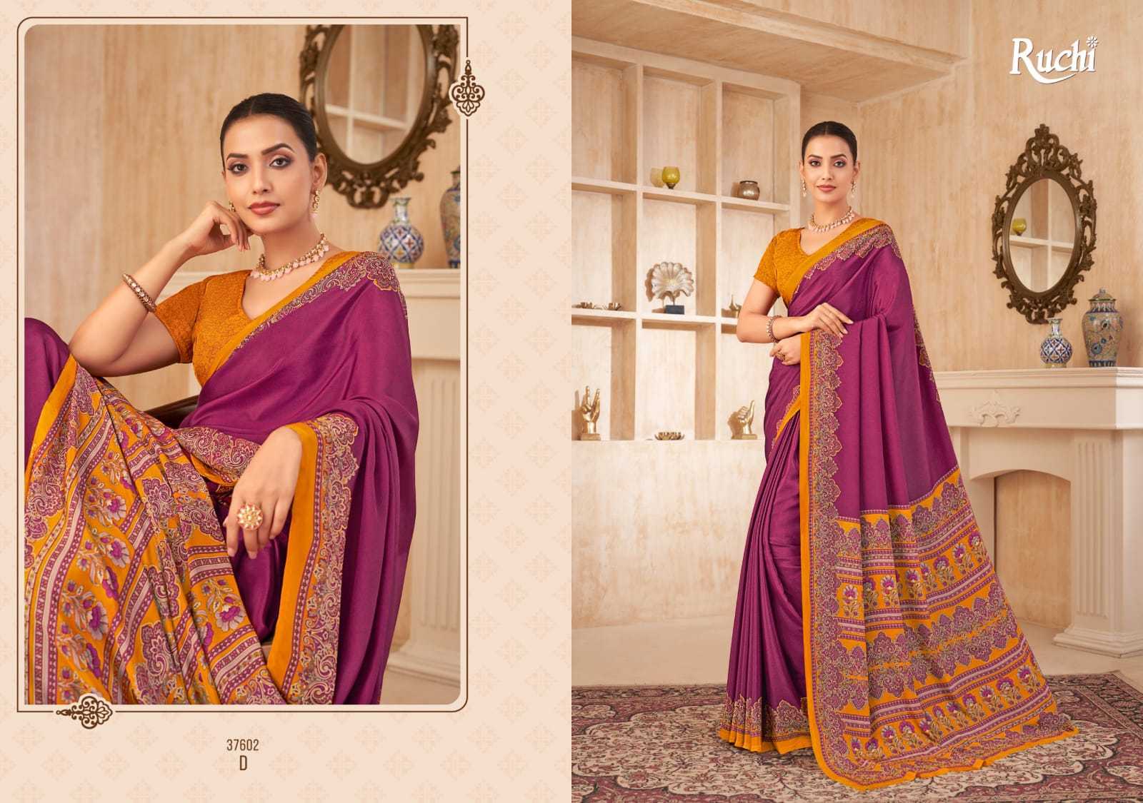 Ynf Crepe Silk KESH416 Ruchi-VIVANTA SILK Silk Sarees Wedding Collections Festive Collections Wholesale Crepe Silk Saree Party Wear Silk Sarees Silk Sarees For Weddings Manufacturer