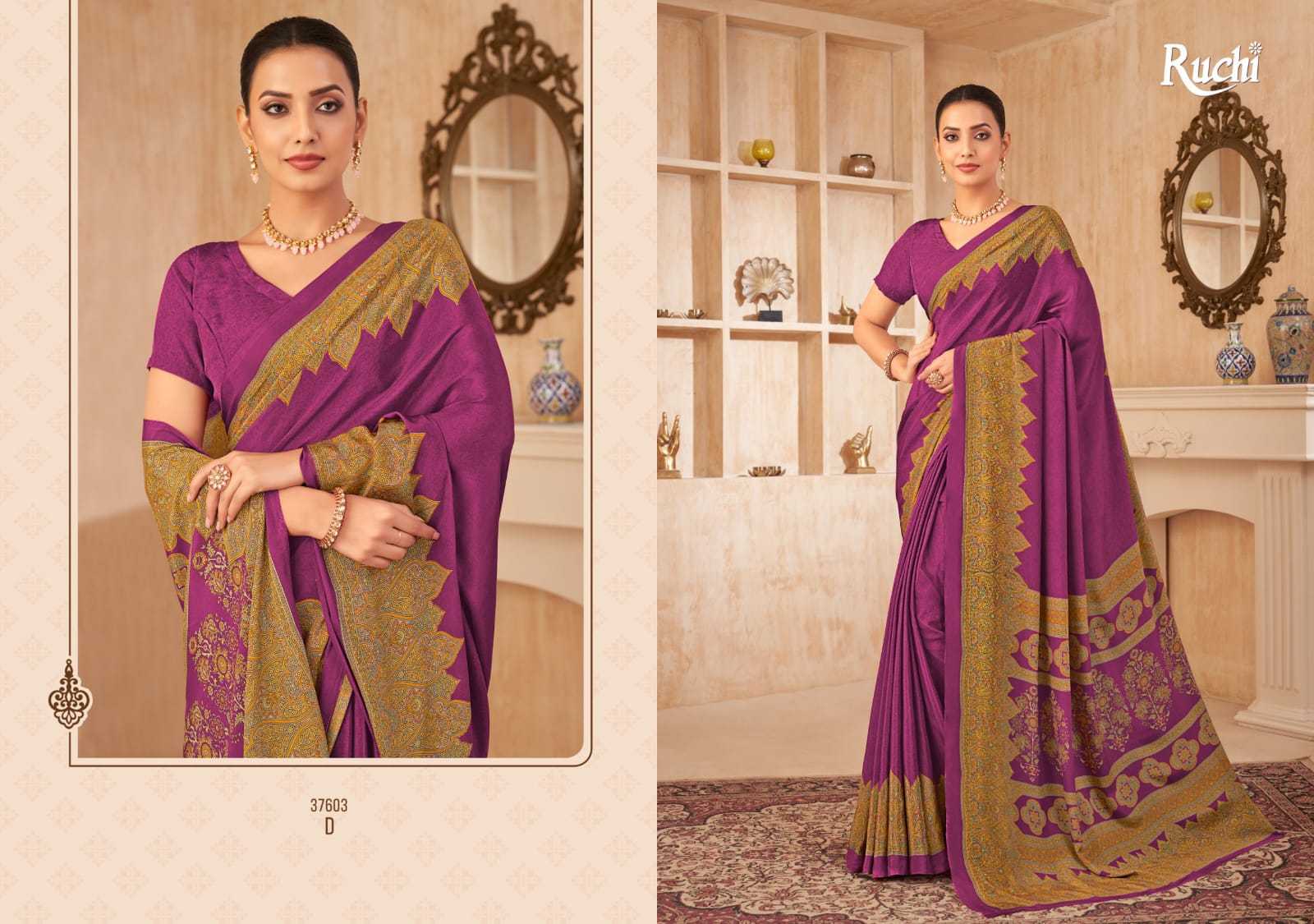 Ynf Crepe Silk KESH416 Ruchi-VIVANTA SILK Silk Sarees Wedding Collections Festive Collections Wholesale Crepe Silk Saree Party Wear Silk Sarees Silk Sarees For Weddings Manufacturer