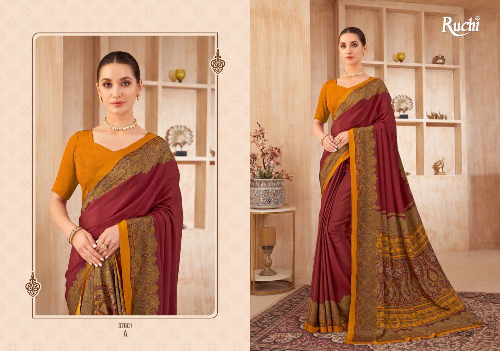 Ynf Crepe Silk KESH416 Ruchi-VIVANTA SILK Silk Sarees Wedding Collections Festive Collections Wholesale Crepe Silk Saree Party Wear Silk Sarees Silk Sarees For Weddings Manufacturer