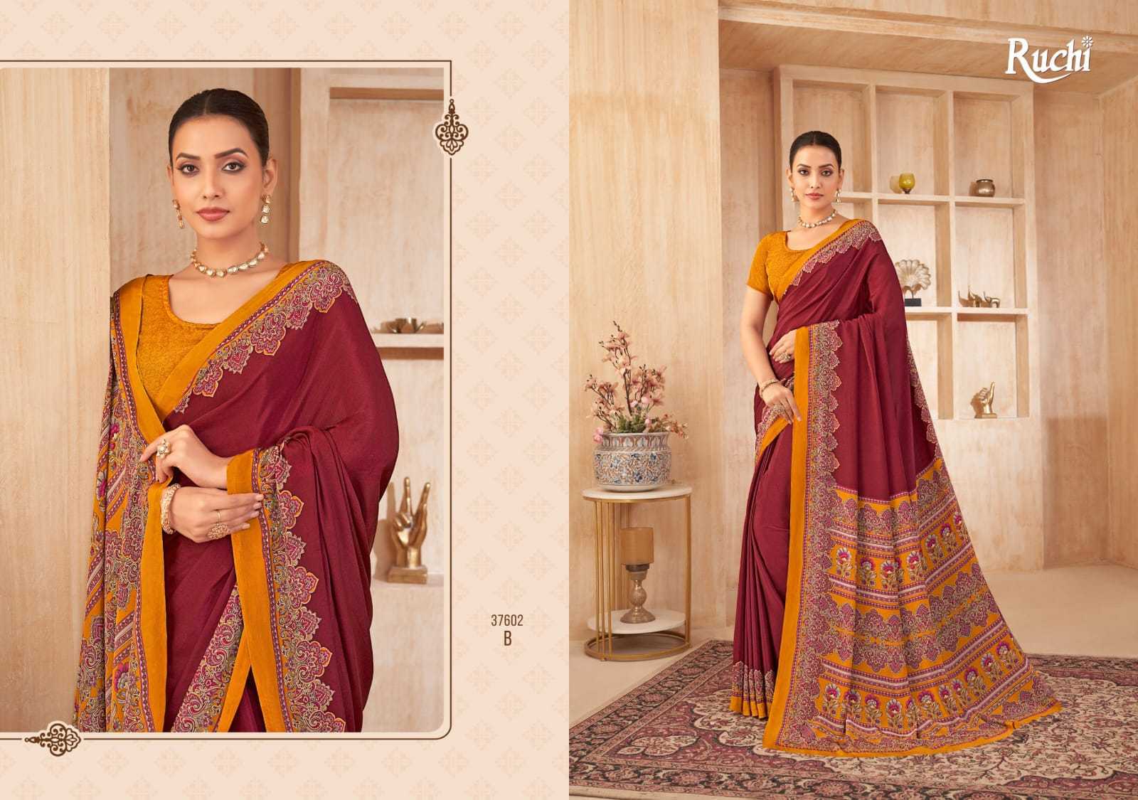 Ynf Crepe Silk KESH416 Ruchi-VIVANTA SILK Silk Sarees Wedding Collections Festive Collections Wholesale Crepe Silk Saree Party Wear Silk Sarees Silk Sarees For Weddings Manufacturer