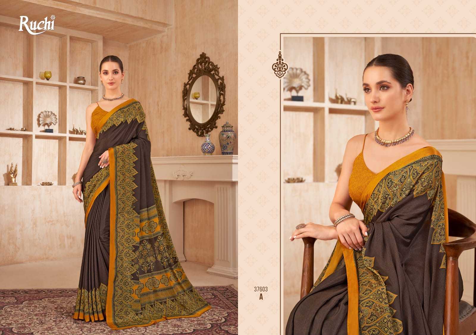 Ynf Crepe Silk KESH416 Ruchi-VIVANTA SILK Silk Sarees Wedding Collections Festive Collections Wholesale Crepe Silk Saree Party Wear Silk Sarees Silk Sarees For Weddings Manufacturer