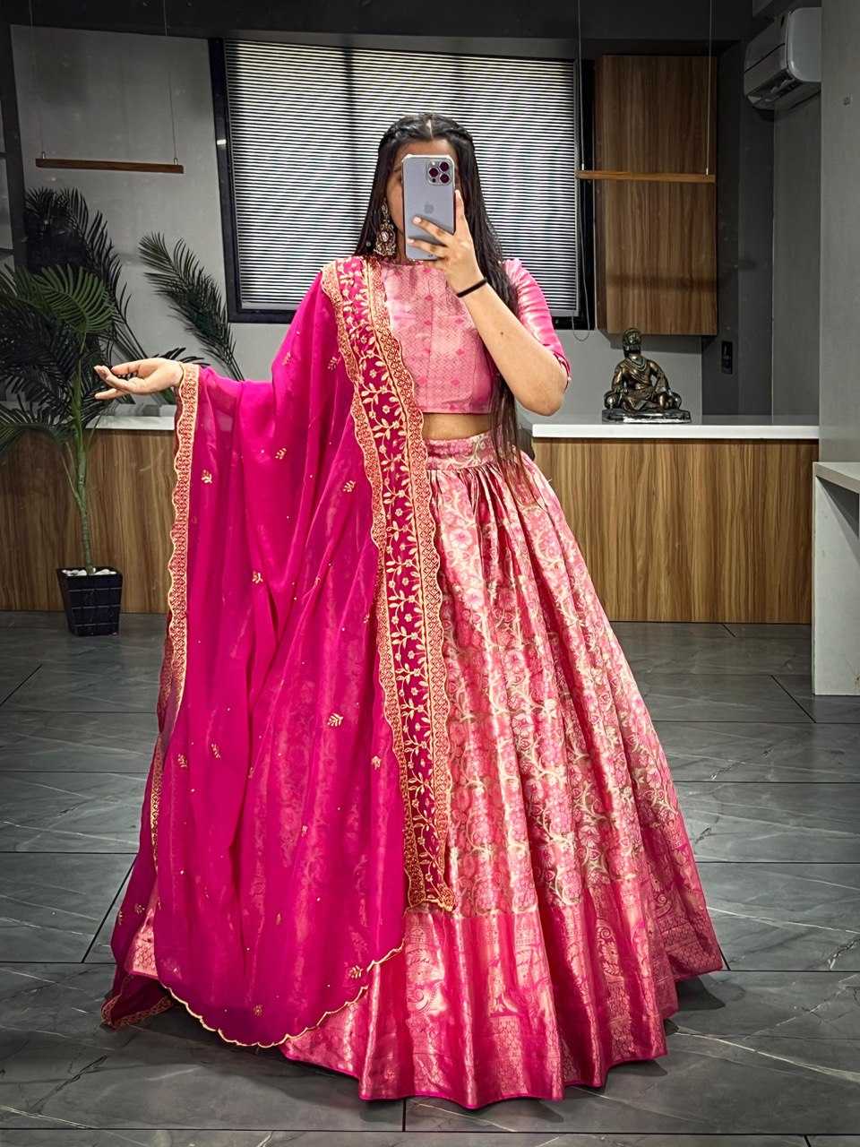 Ynf Dharmavaram Silk RIN119 GRTN7107 Lehengas Wedding Collections Wholesale Designer Lehenga Sangeet Outfits Manufacturer