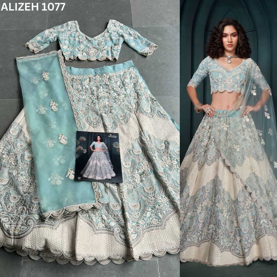 Ynf Fancy KESH416 ALIZEH-1077 Lehengas Wedding Collections Festive Collections Wholesale Traditional Lehenga Embroidered Lehenga Heavy Lehenga Manufacturer