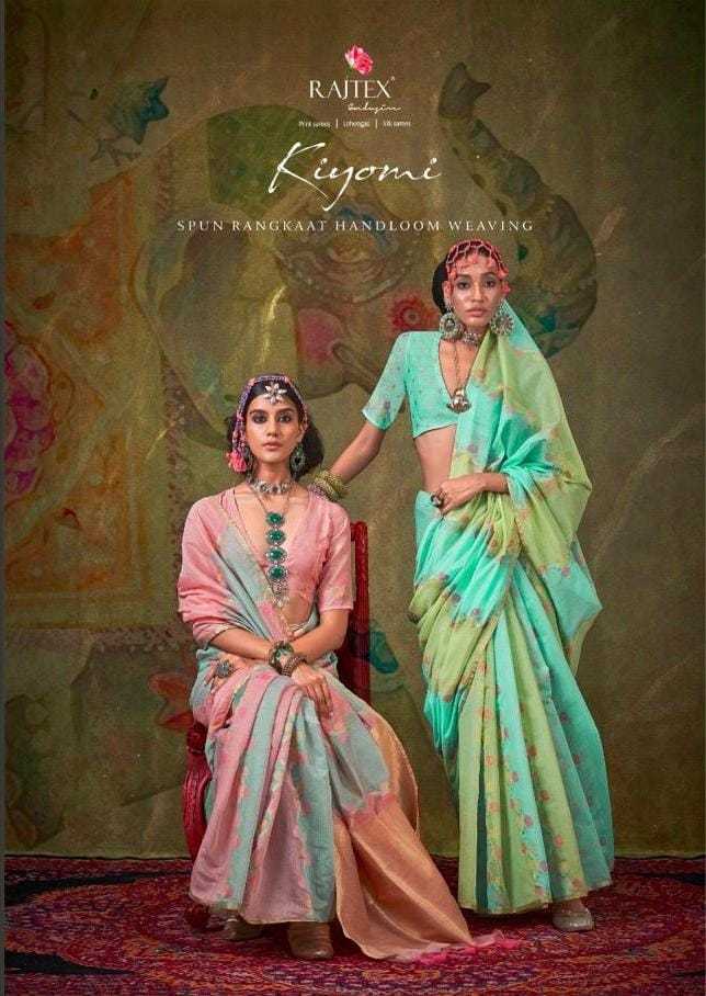 Ynf Fancy KESH416 RAJTEX-KIYOMI Sarees Wedding Collections Festive Collections Wholesale Hand Work Sarees Heavy Work Sarees Holi Collections Manufacturer