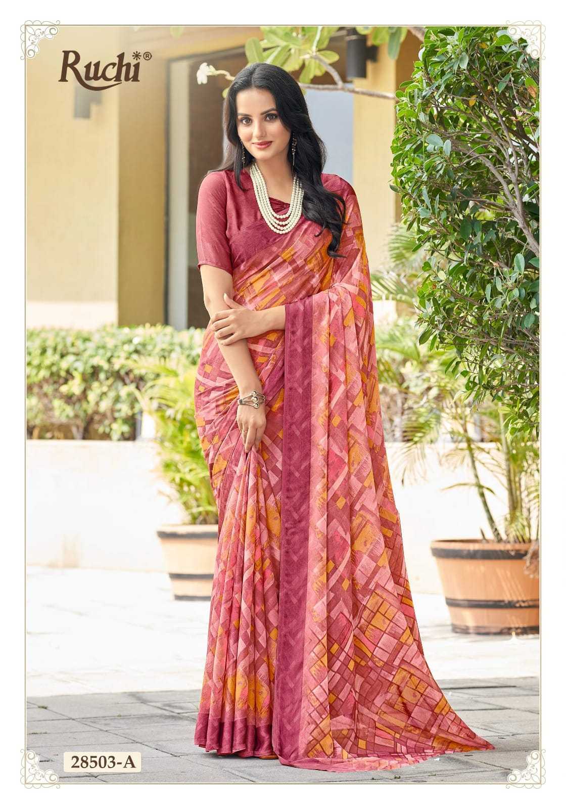 Ynf Fancy KESH416 Ruchi-CHERRY Sarees Wedding Collections Festive Collections Wholesale Designer Sarees Party Wear Sarees Wedding Outfits Manufacturer